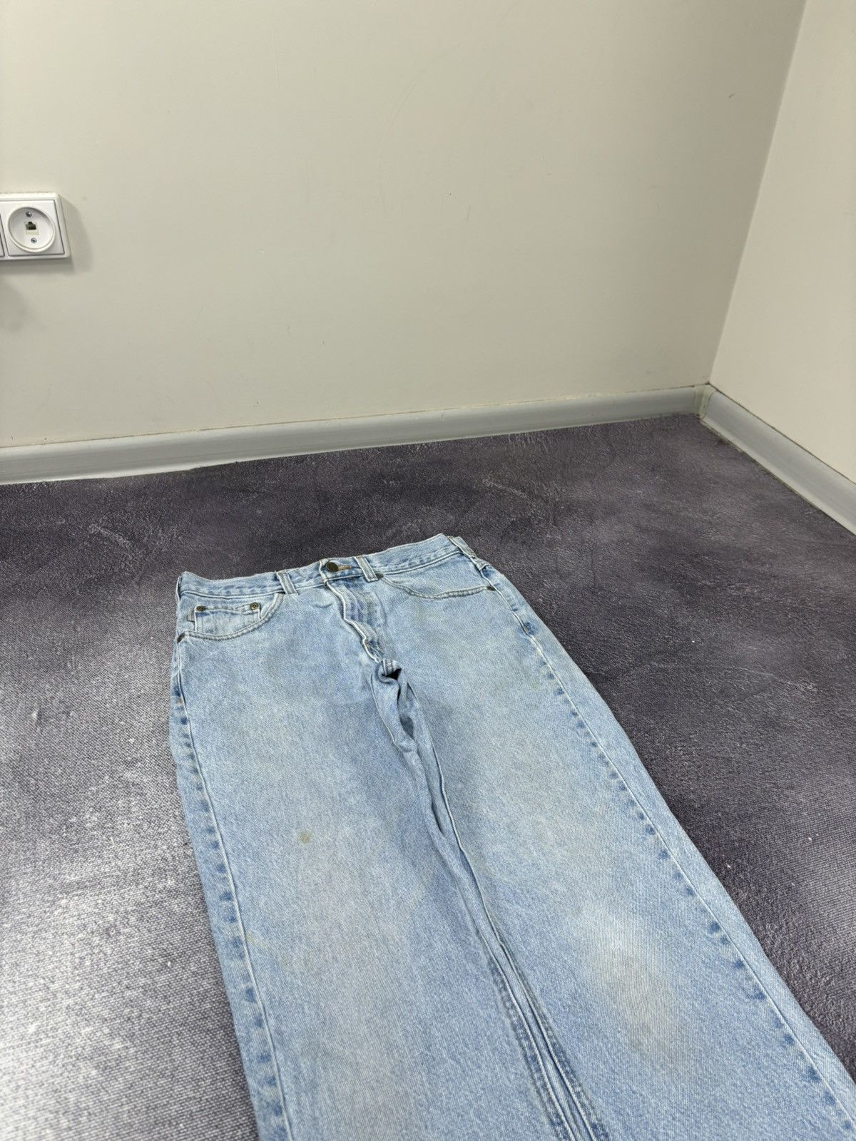 Carhartt Vintage Carhartt Y2K Light Blue Work Hype Heavy Denim Jeans Size US 32 / EU 48 - 12 Thumbnail