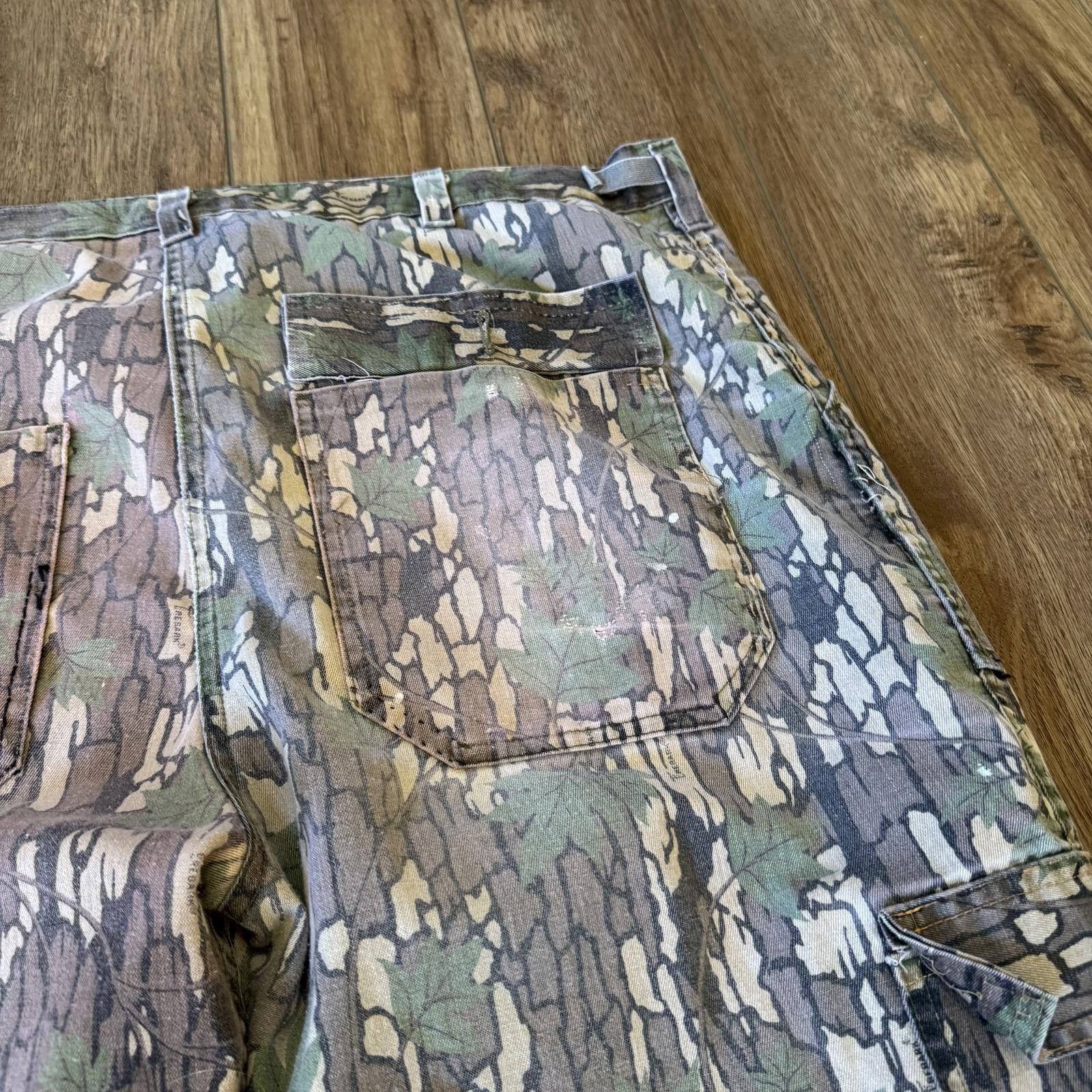 Other Vintage 80s Trebark Camo Pants Cropped Distressed Grunge Size US 36 / EU 52 - 10 Thumbnail