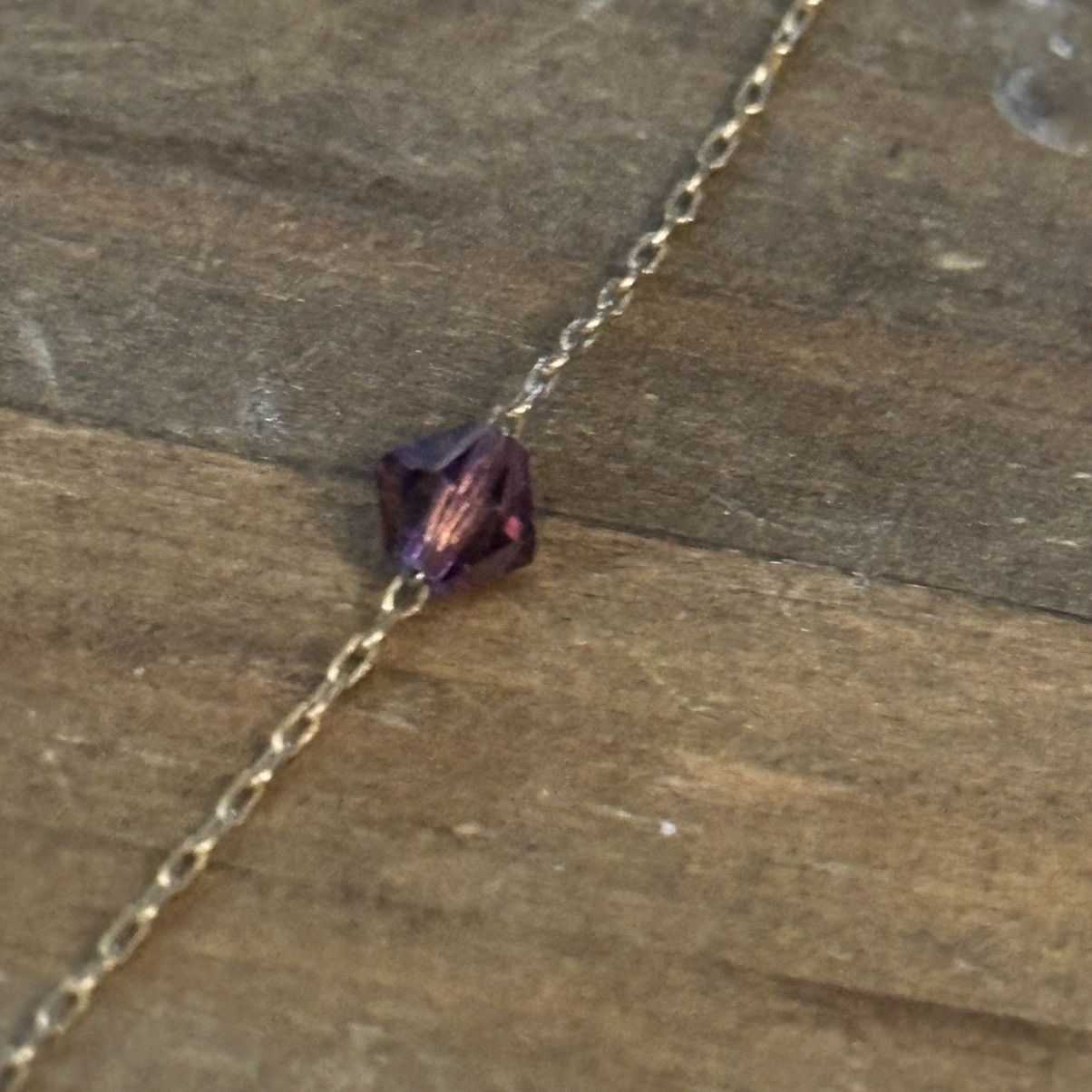 Vintage Vintage dainty stationed amethyst necklace Size ONE SIZE - 3 Thumbnail