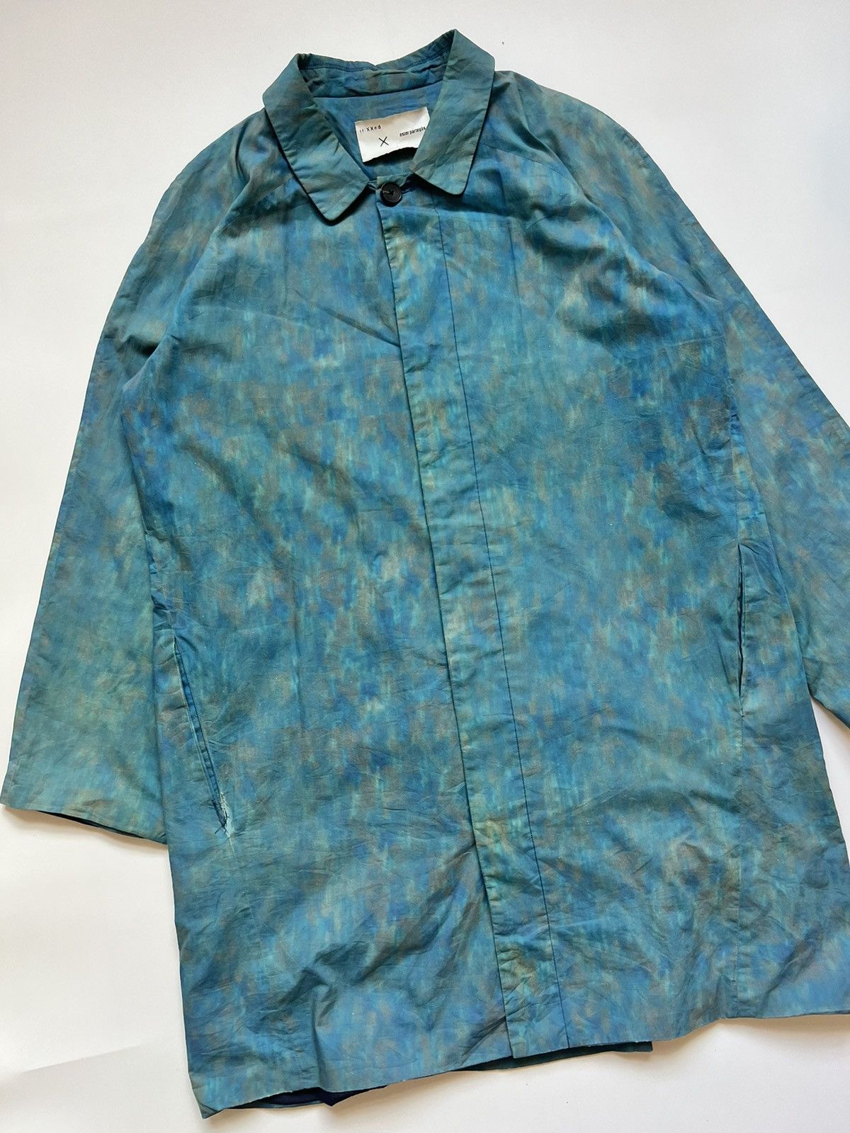 Japanese Brand ffiXXed x Ester Partegas Construction Blue Spray Coat Size US S / EU 44-46 / 1 - 7 Thumbnail