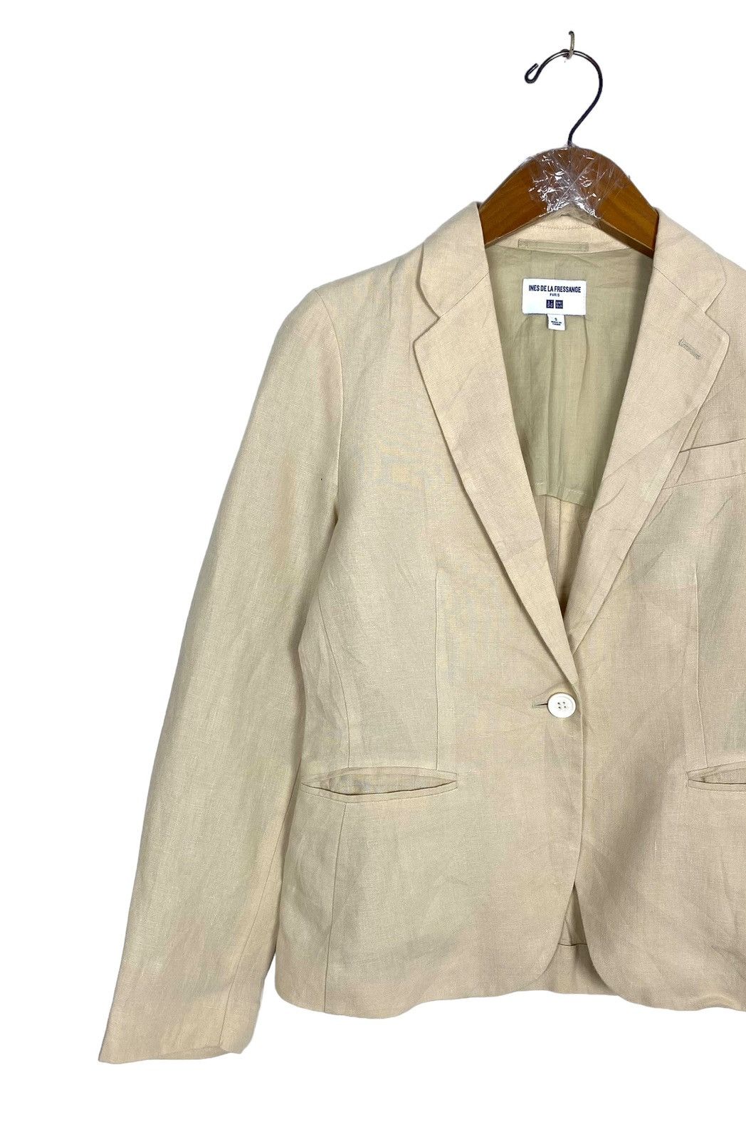 Uniqlo Rare‼️ Ines De La Fressange X Uniqlo Linen Blazer Size XS / US 0-2 / IT 36-38 - 2 Thumbnail