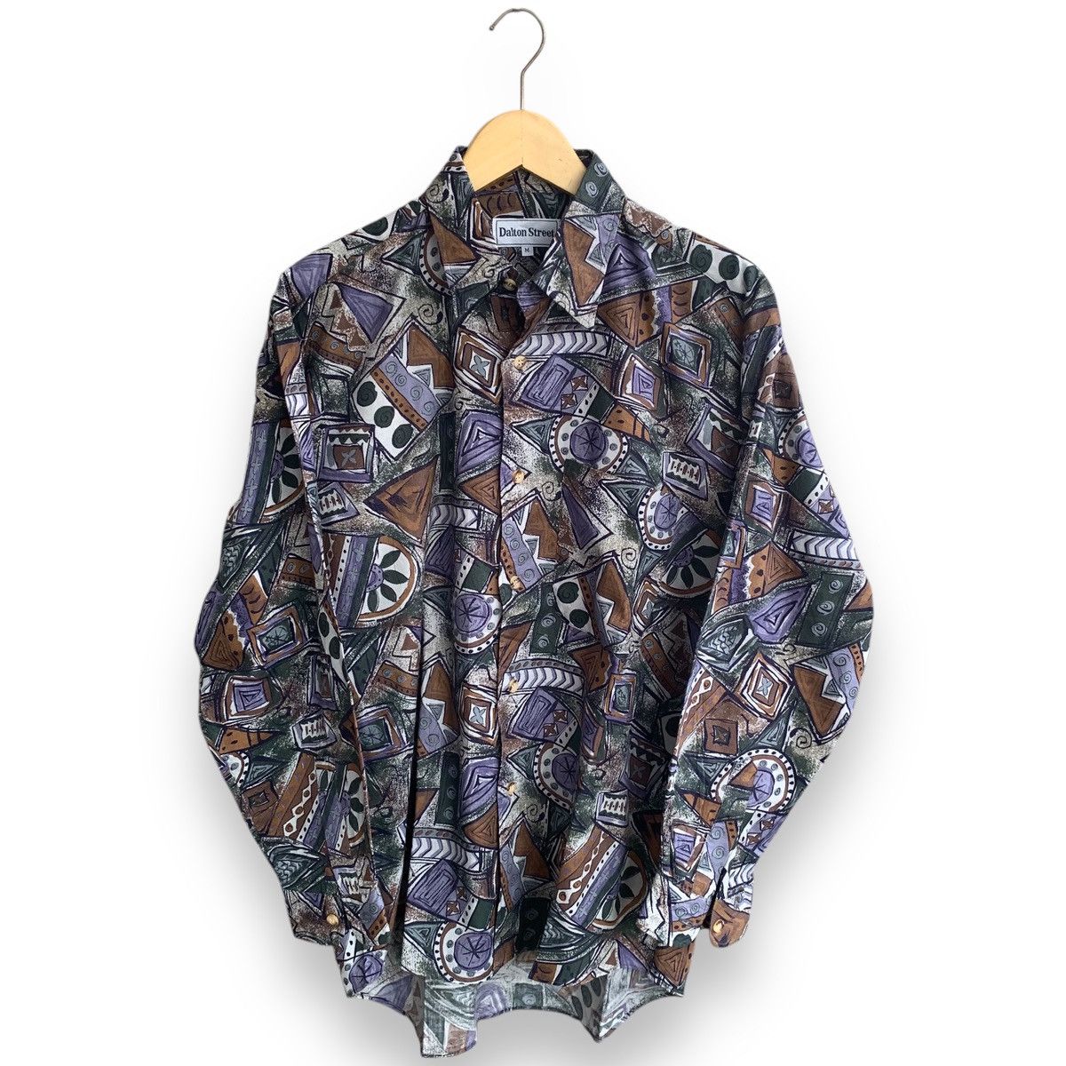 Japanese Brand × Vintage Vintage dalton street shirts full print art Size US L / EU 52-54 / 3 - 2 Thumbnail