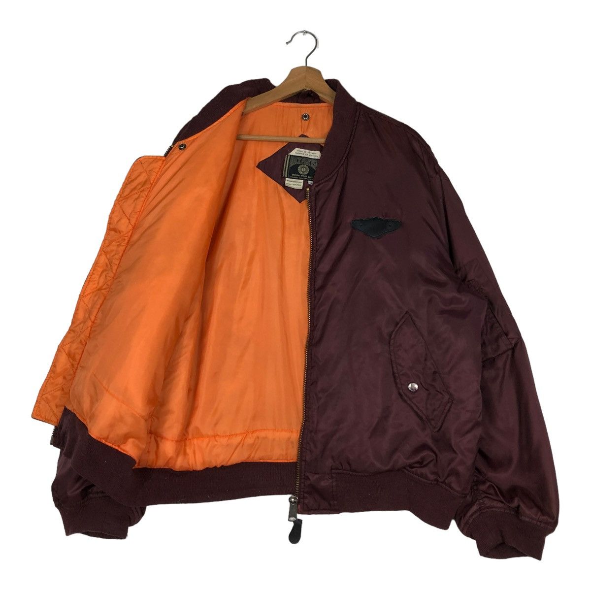 Vintage 🔥VINTAGE BOMBER JACKET MA-1 DESIGN BACK FIRE USA BIG LOGO Size US L / EU 52-54 / 3 - 13 Thumbnail