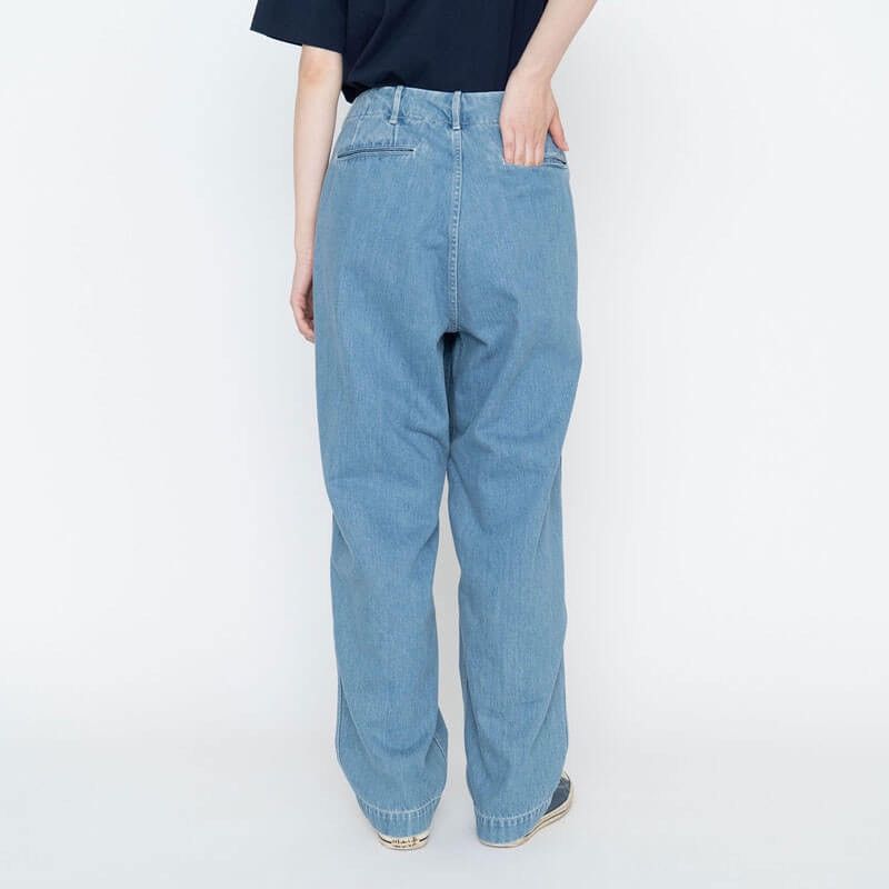 Nanamica nanamica FW 23- Wide Denim Pants - Indigo Bleached Size US 32 / EU 48 - 4 Thumbnail