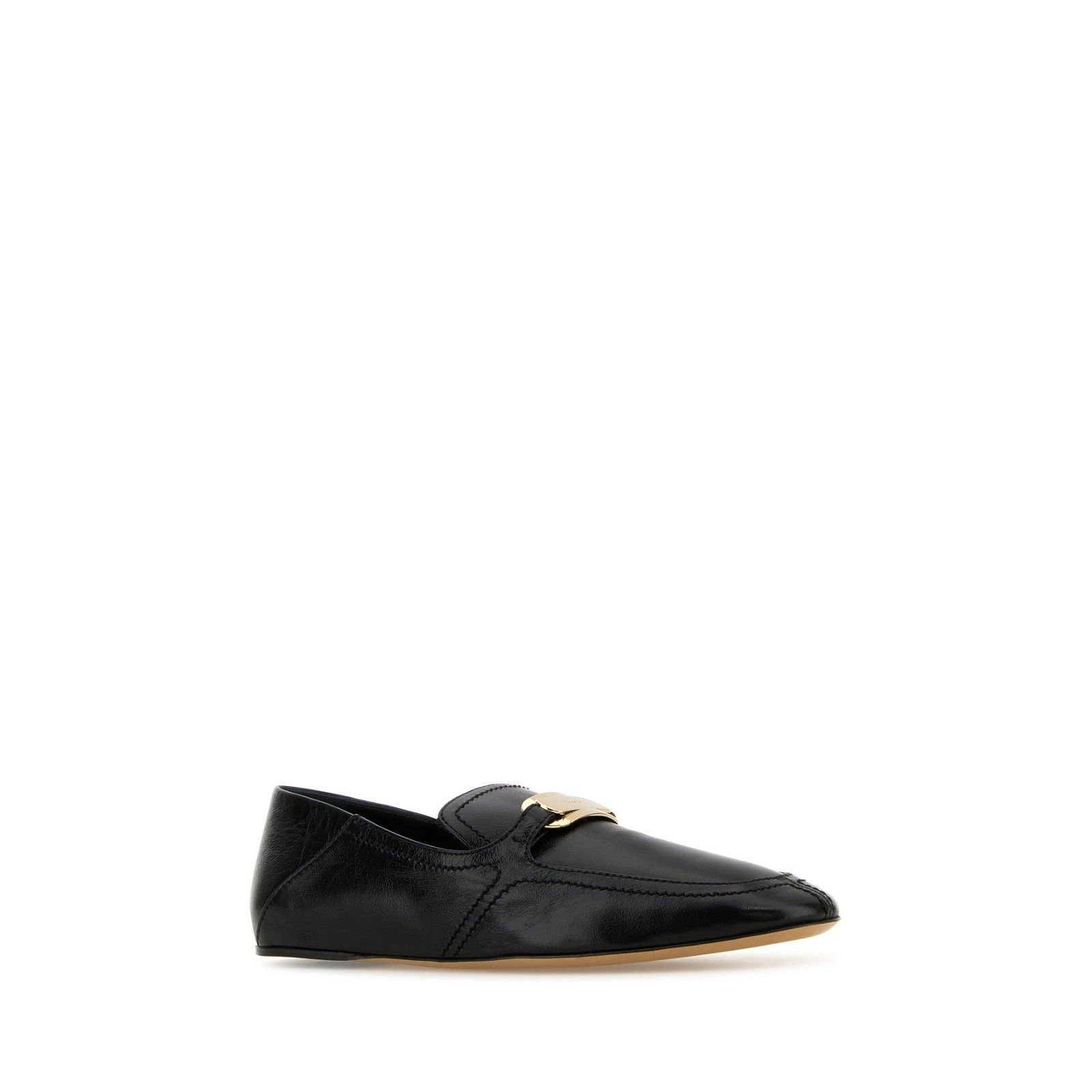FERRAGAMO Elaine Black Leather Loafers New & Authentic (Wome