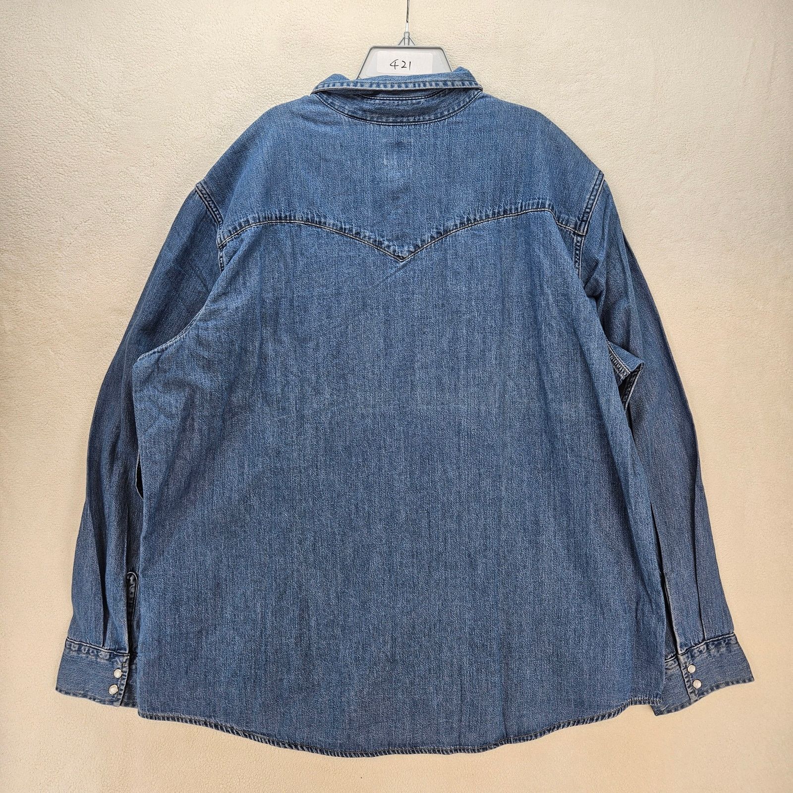 Levi's LEVI'S MEN'S XXL CLASSIC WESTERN STANDARD FIT SHIRT FRANKLI Size US XXL / EU 58 / 5 - 6 Thumbnail