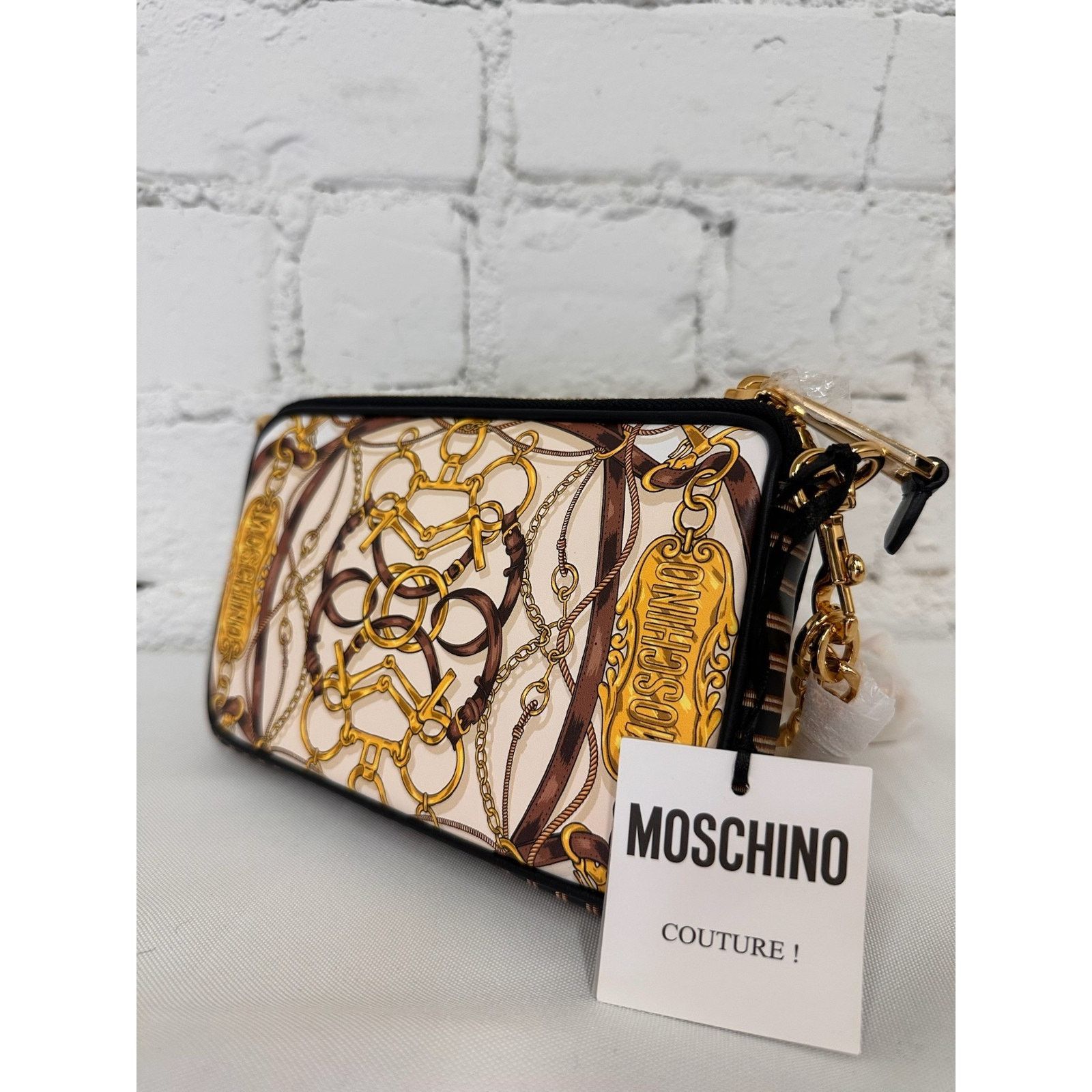 Moschino AW22 MOSCHINO Couture Jeremy Scott Teddy Bear Chains Clutch Size ONE SIZE - 10 Thumbnail