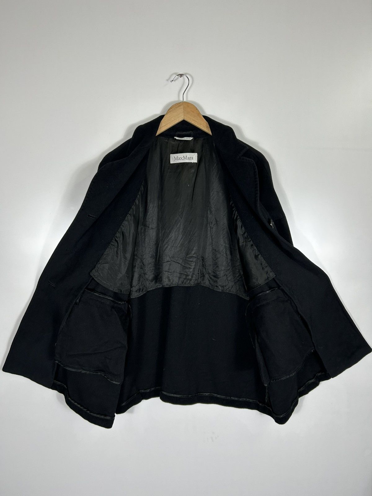 Max Mara 🔥Max Mara Wool Cashmere Baggy Coat Jacket Size S / US 4 / IT 40 - 8 Thumbnail