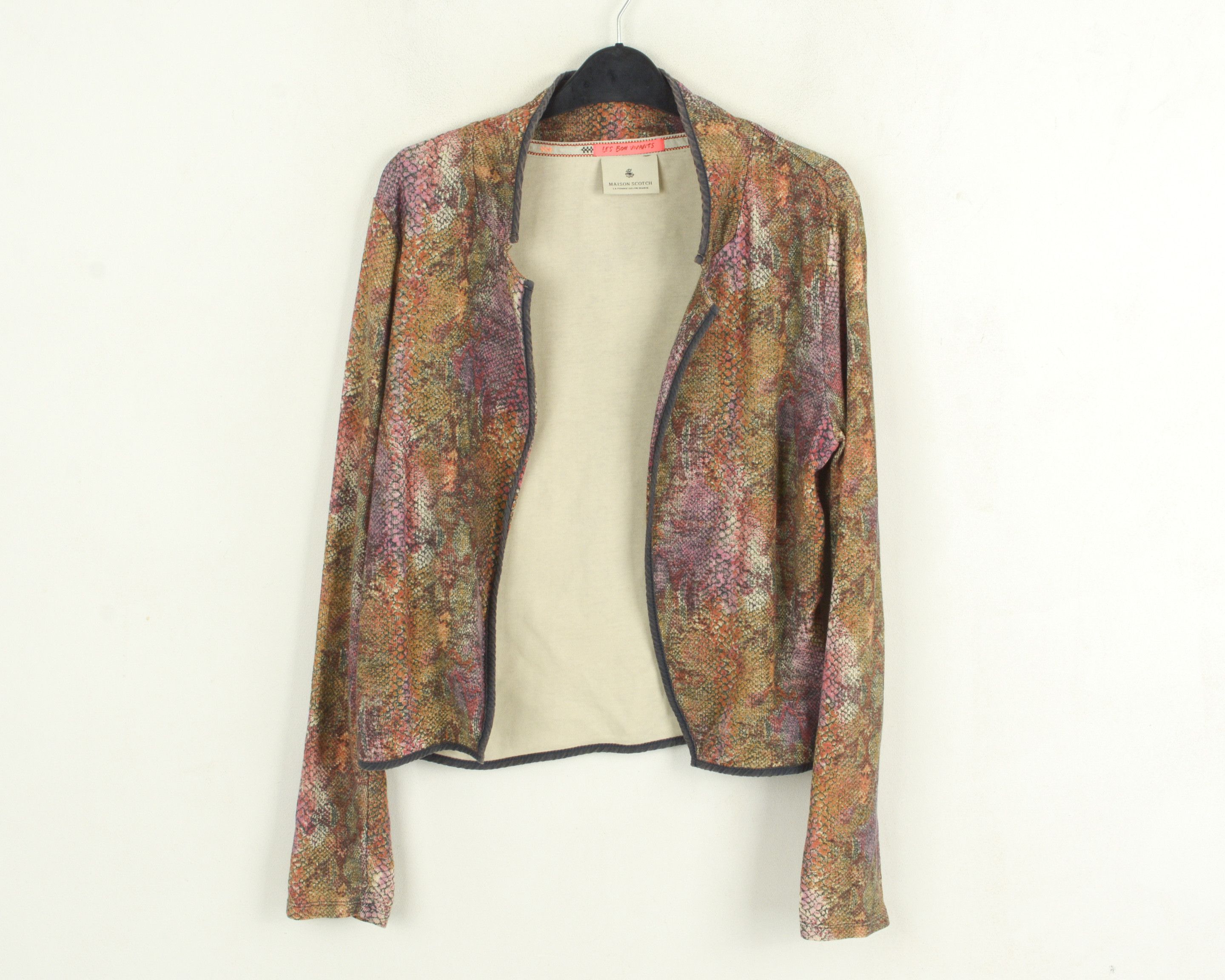 Maison Scotch Women's Size 3 Jacket S Blazer Cotton Coat Ladies Top Size S / US 4 / IT 40 - 1 Thumbnail