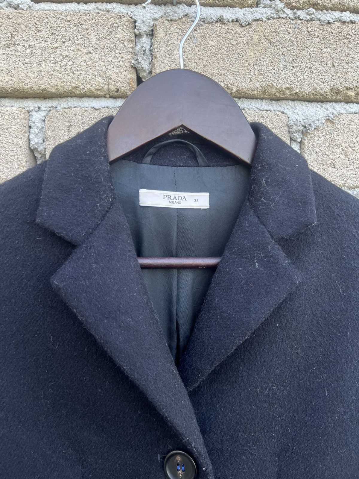Prada Authentic Prada Milano Long Coat Size 36 Size XS / US 0-2 / IT 36-38 - 7 Thumbnail