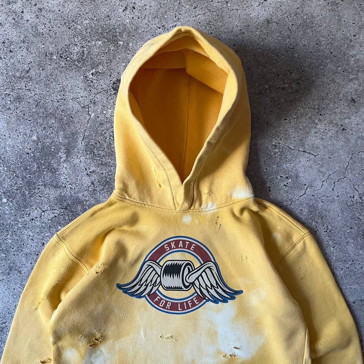 Shorty's Skateboards × Unsound Rags × Vintage Vintage Y2K Skate 4 Life Distressed Faded Hoodie Size US S / EU 44-46 / 1 - 1 Thumbnail