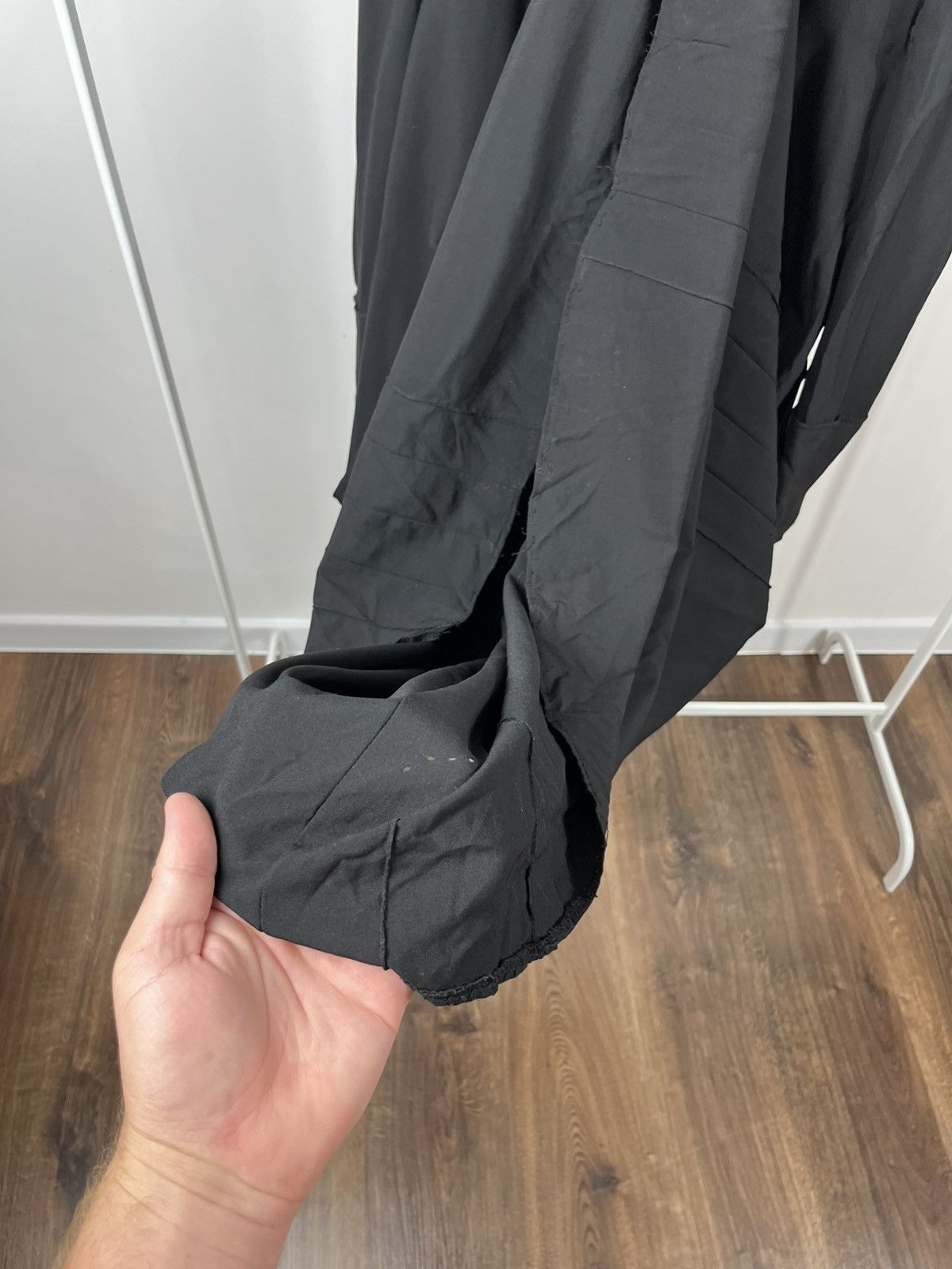 Vintage Antique Vintage Black Long Robe Coat Hidden Placket Size US M / EU 48-50 / 2 - 10 Thumbnail