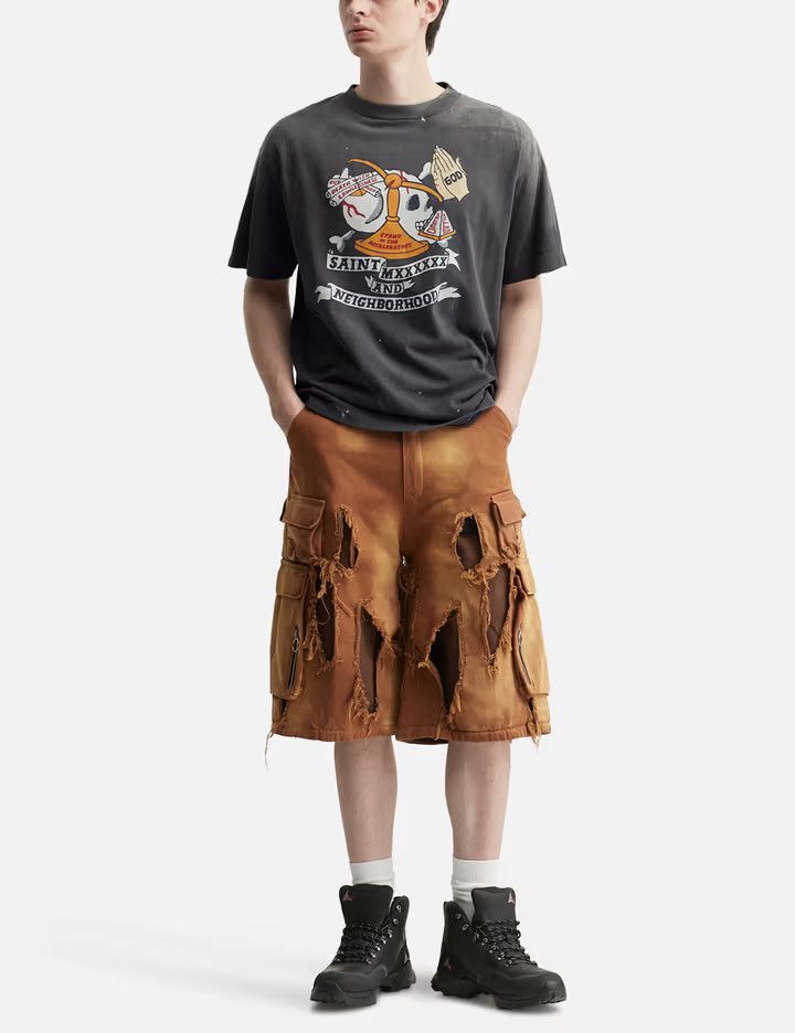 Neighborhood × Saint Michael o1mle0326 Saint Michael x Neighborhood Pray Tee Shirt Size US M / EU 48-50 / 2 - 4 Thumbnail