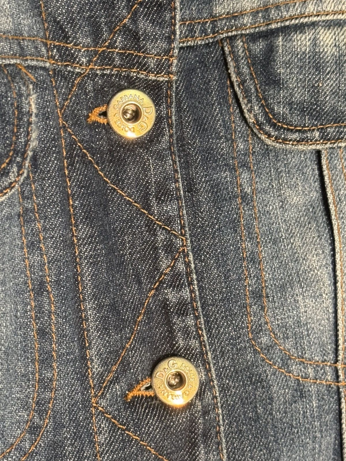 Dolce & Gabbana Dolce Gabbana jeans jacket vintage Size S / US 4 / IT 40 - 5 Thumbnail
