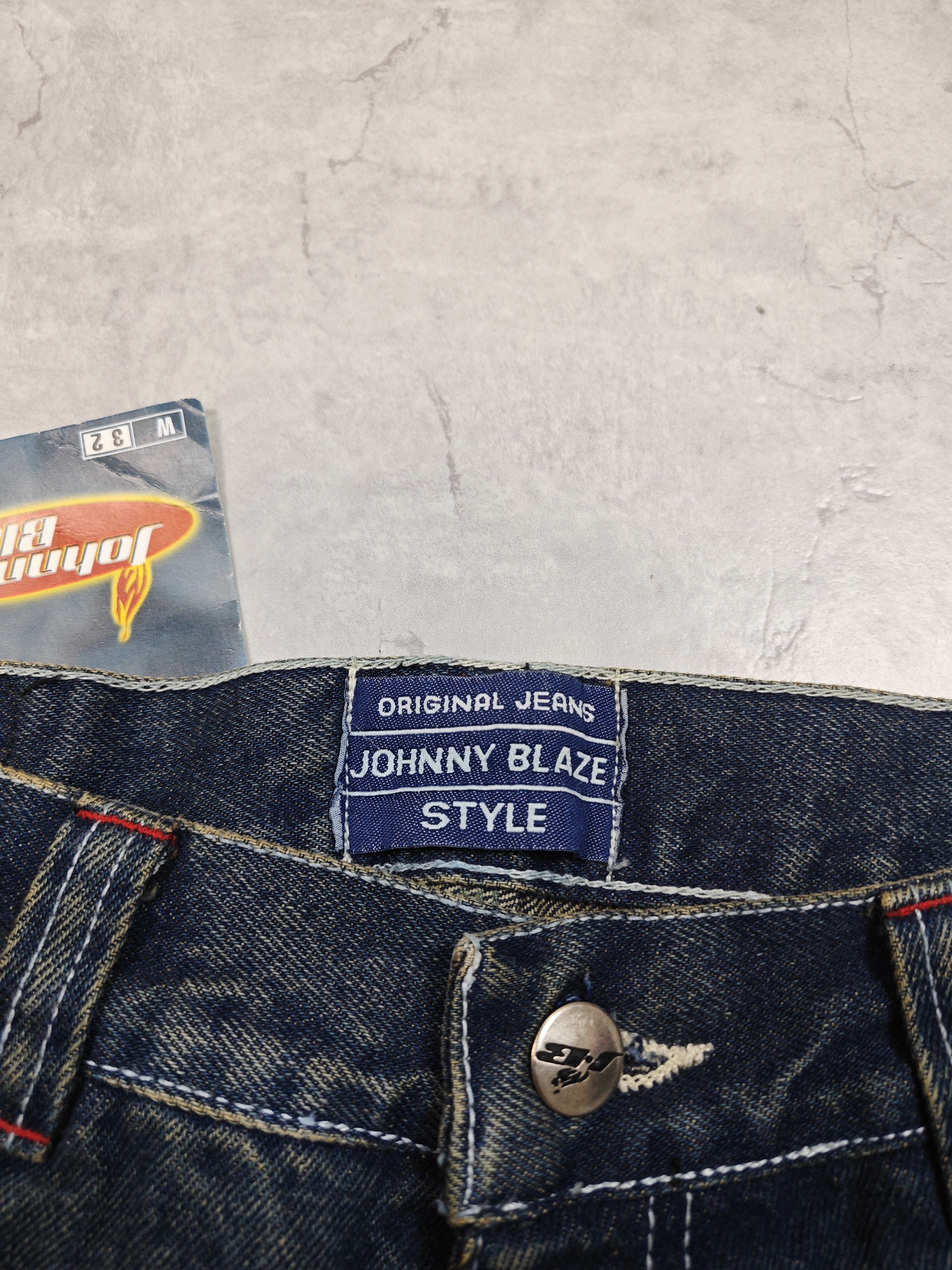 Vintage Johnny Blaze Vintage Y2K Jeans Size US 32 / EU 48 - 9 Thumbnail