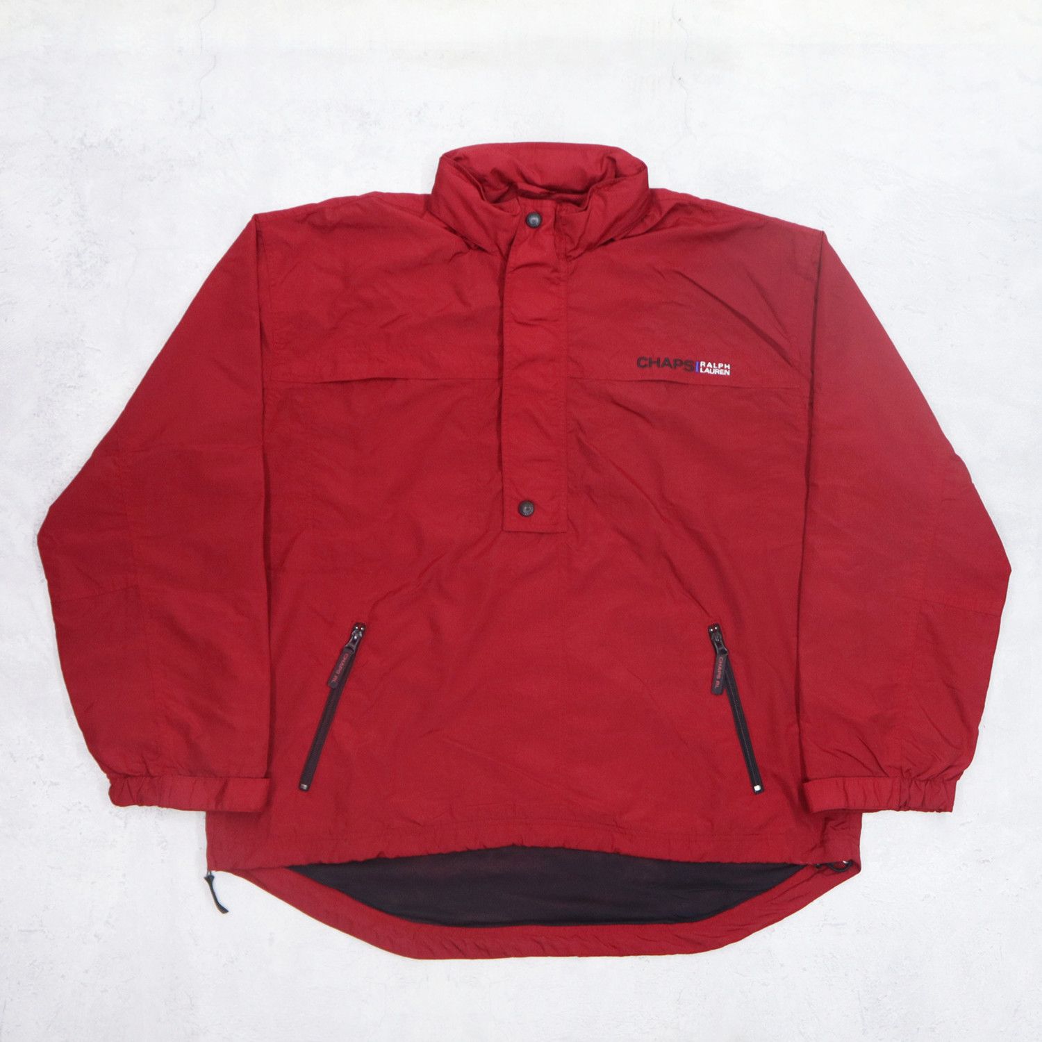 Vintage CHAPS By RALPH LAUREN Bomber Windbreaker Hoodie | Grailed