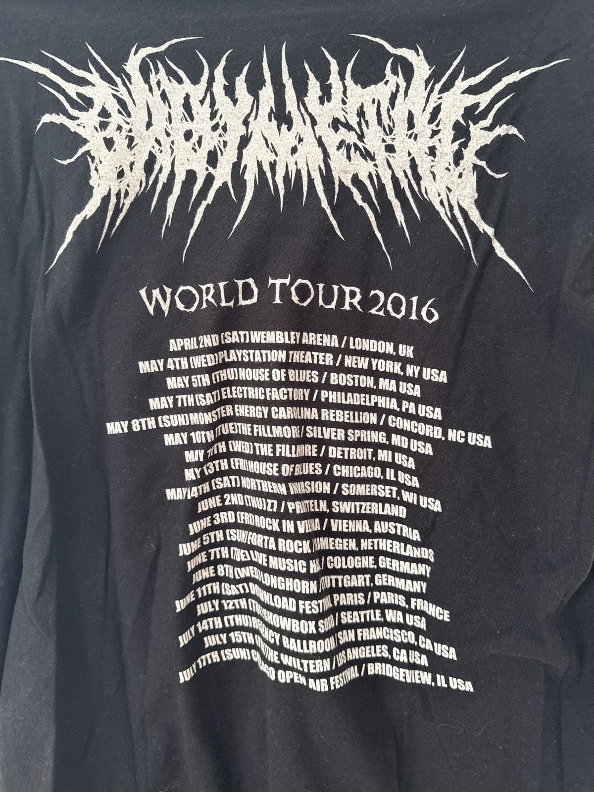 Vintage 2016 Babymetal Tour T-Shirt Size US S / EU 44-46 / 1 - 4 Thumbnail