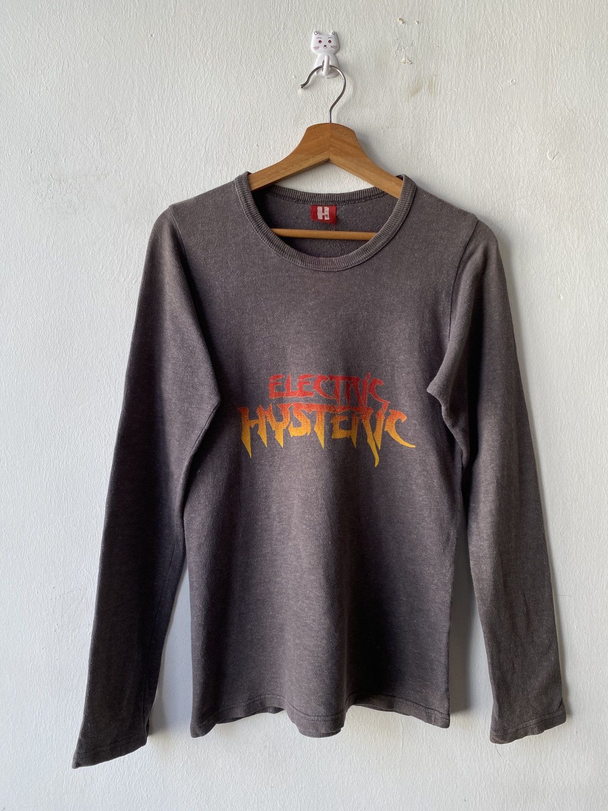 Hysteric Glamour × Japanese Brand Hysteric Glamour Electric Grey Faded Long Sleeve Shirt Size US S / EU 44-46 / 1 - 5 Thumbnail