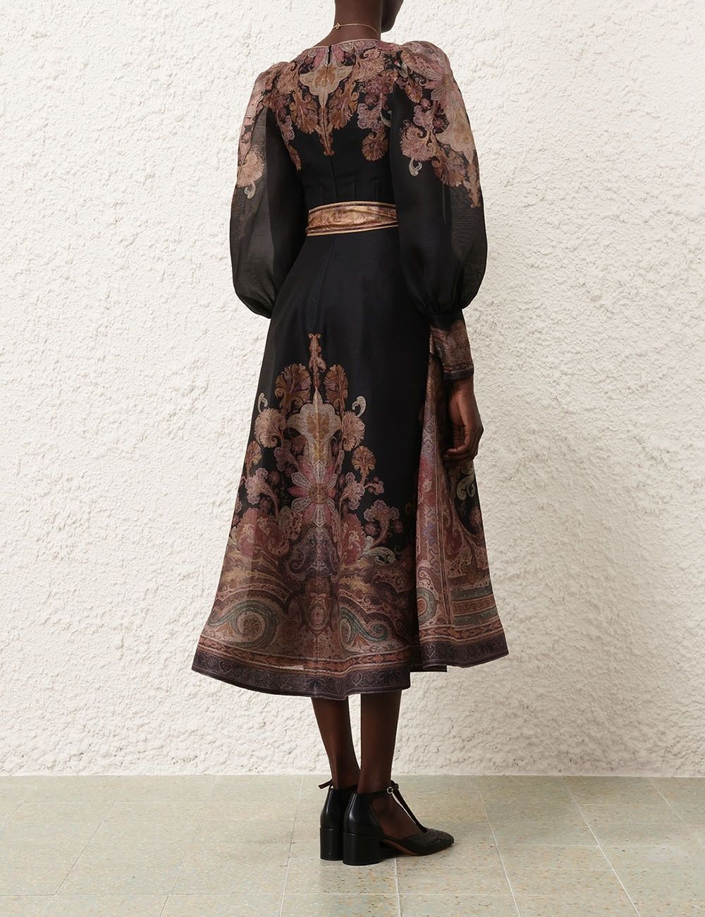Zimmermann oc11z0925 Illustration Structured Dress in Multicolor Size XS / US 0-2 / IT 36-38 - 4 Thumbnail