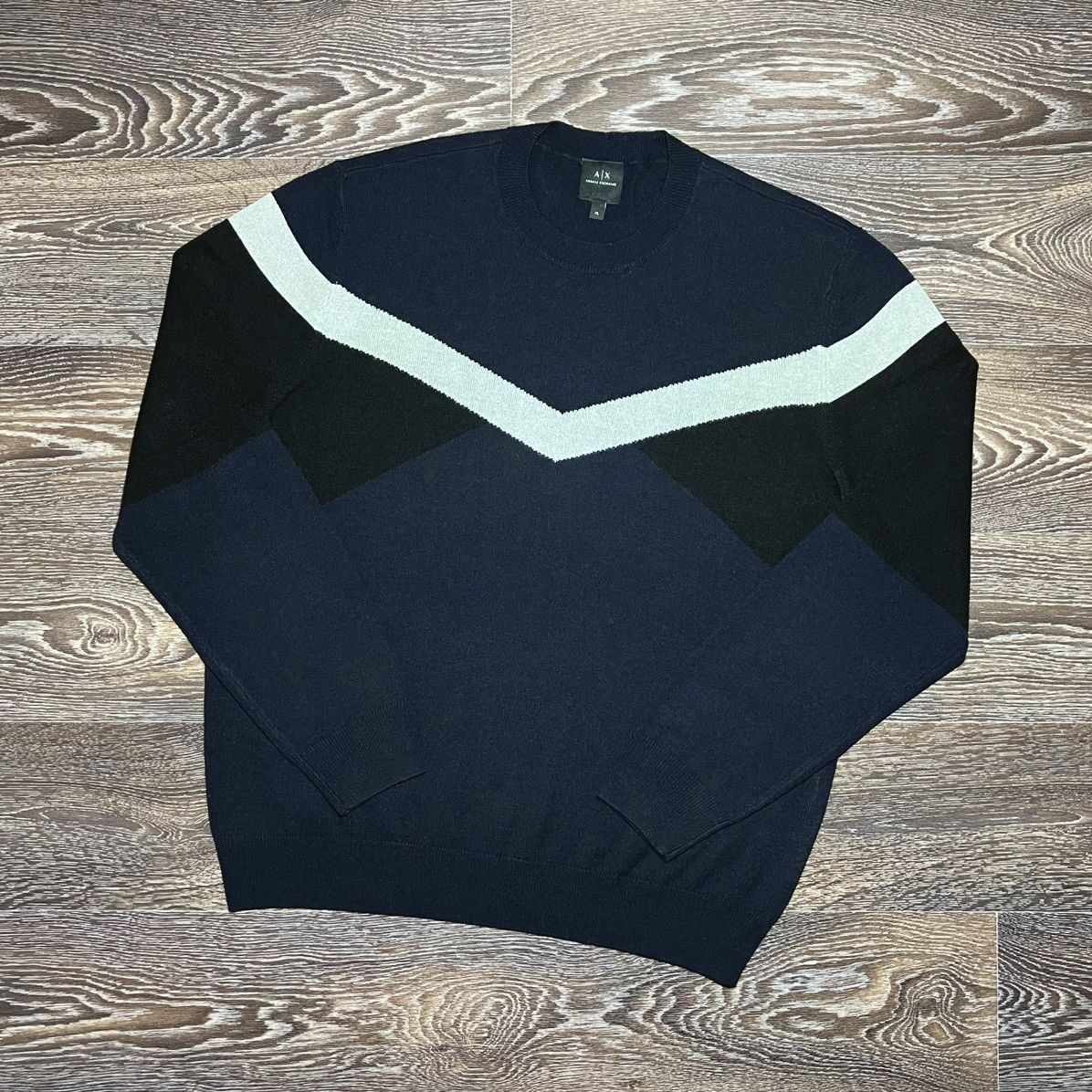 トップス Armani Exchange double zip ds knit 楽天市場】アルマーニ エクスチェンジ ARMANI EXCHANGE メンズ