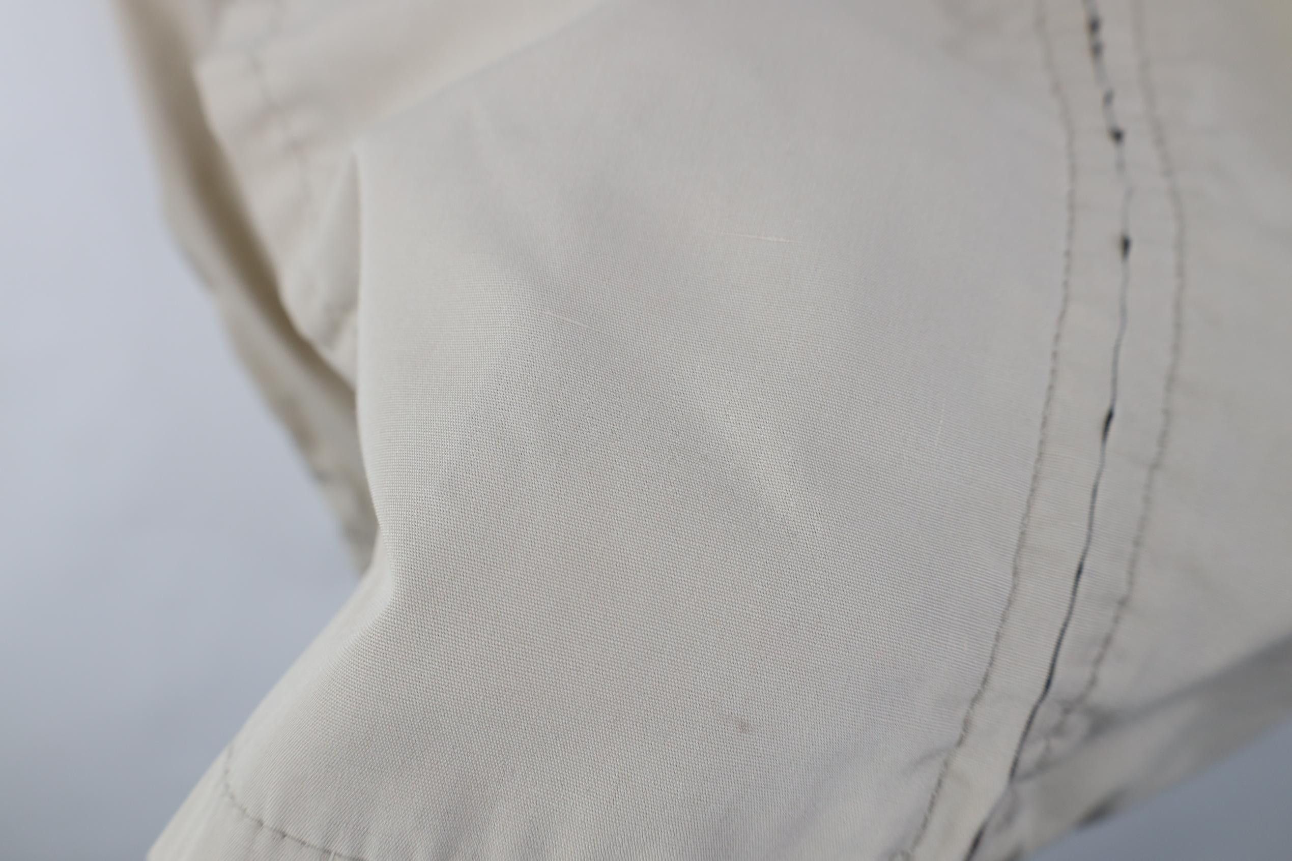 Vintage Vintage 70s Streetwear Full Zip Bomber Jacket Beige USA Size US XXL / EU 58 / 5 - 4 Thumbnail