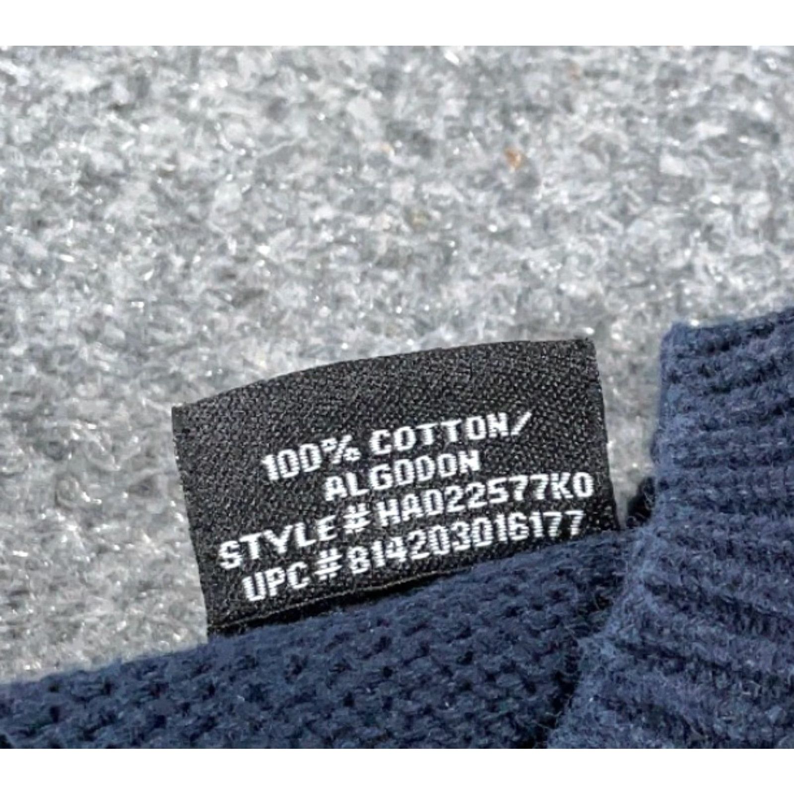 Haggar Retro Dad Style Grid Check Sweater Adult XL Dark Blue Cotton Knit Chunky Preppy Size US XL / EU 56 / 4 - 4 Thumbnail