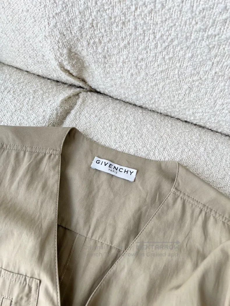 Givenchy Givenchy Runway model - khaki cotton jumpsuit 2020 spring/ Size XS / US 0-2 / IT 36-38 - 4 Thumbnail