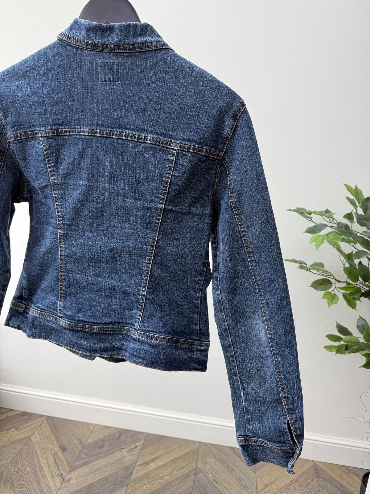 Miss Sixty Vintage Miss Sixty Womens Denim Jacket Cropped Button Up Size M / US 6-8 / IT 42-44 - 14 Thumbnail