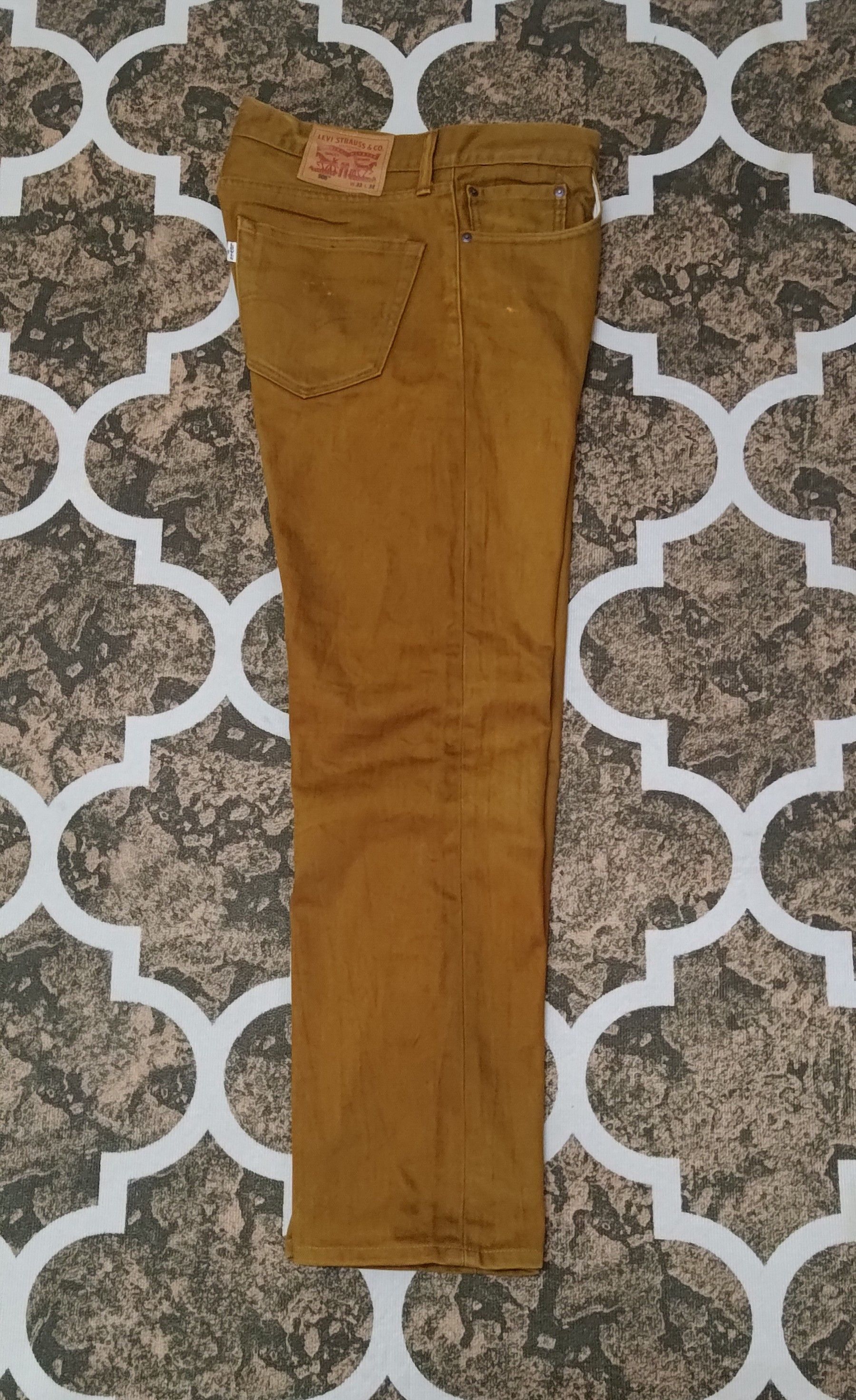 Levi's 505 Levi's Brown Straight Denim W33L32 Spring Color Size US 34 / EU 50 - 3 Thumbnail