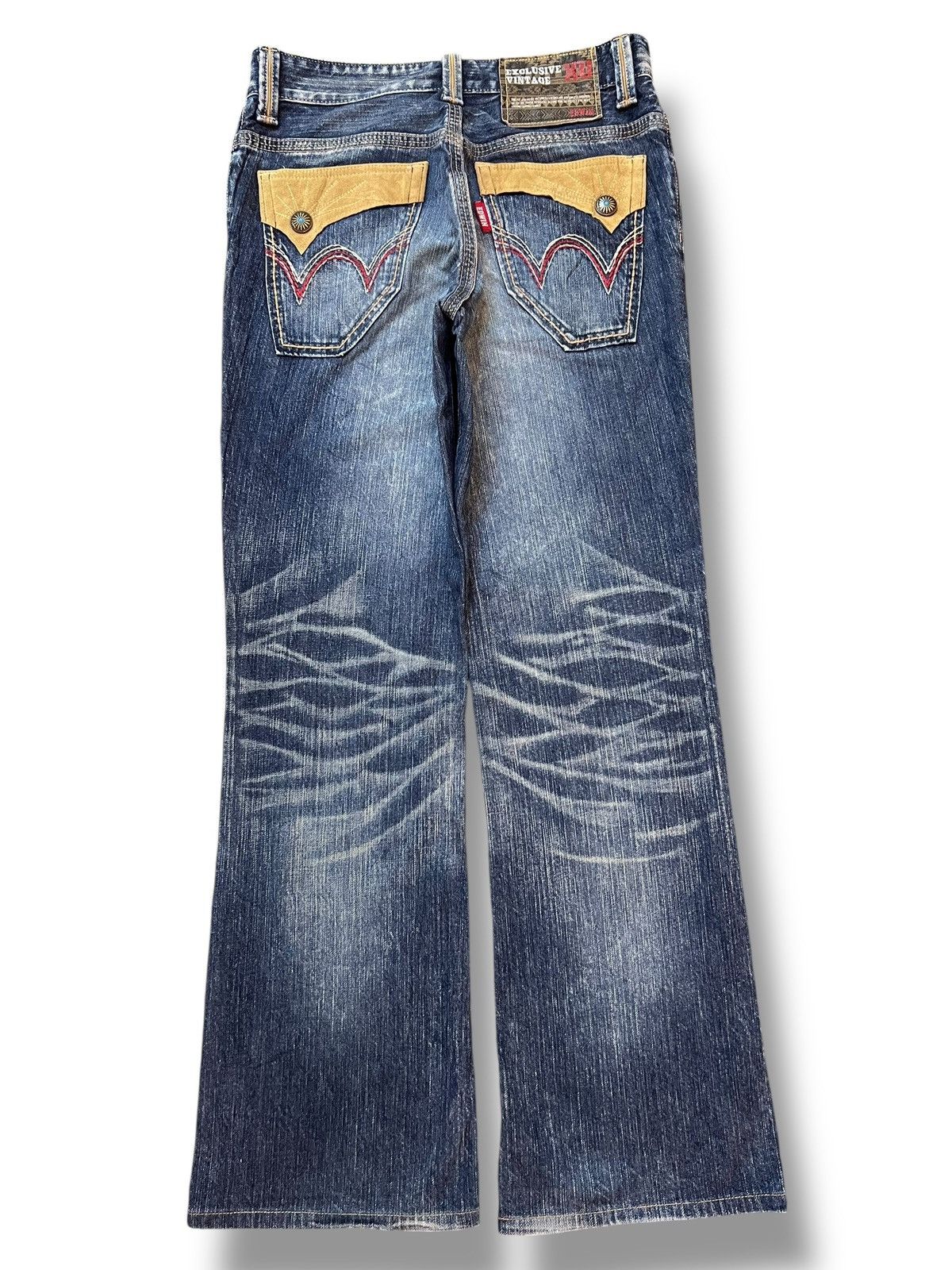 Edwin Bootcut Edwin Exclusive Vintage Japan - Whisker Wash Jeans Size US 32 / EU 48 - 3 Thumbnail