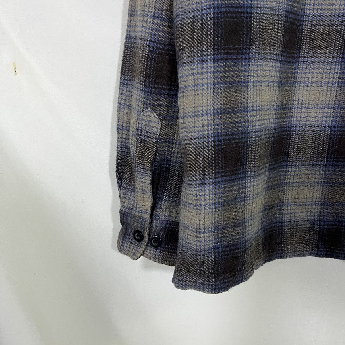 Renoma UP RENOMA PLAID WOOL ZIPPED UP SHIRT Size US L / EU 52-54 / 3 - 6 Thumbnail