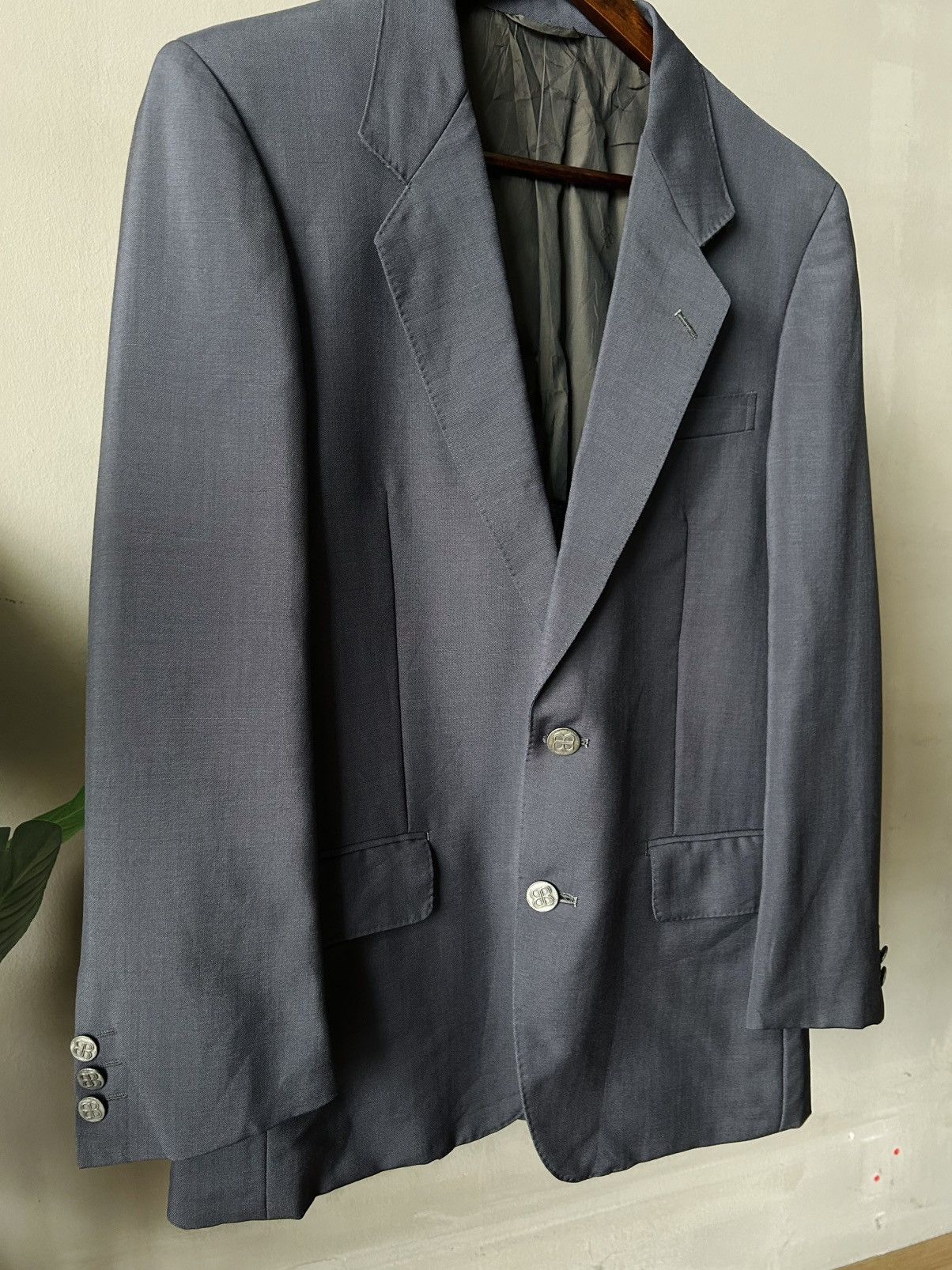 Balenciaga Balenciaga Iconic Button Logo Blazer Size 38R - 2 Thumbnail