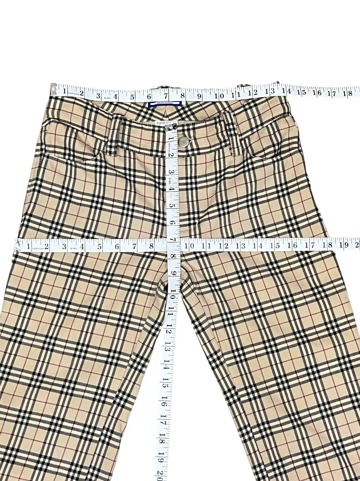 Burberry Vintage Burberry Blue Label Iconic Nova Check Wool Pants Size 27" / US 4 / IT 40 - 12 Thumbnail