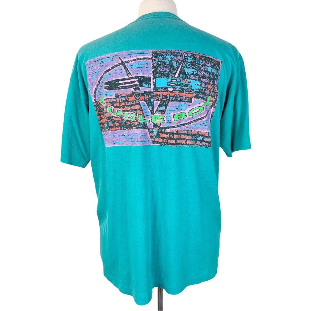 Vintage Vintage Bugle Boy TShirt Large B Visual Blue Single Stitch