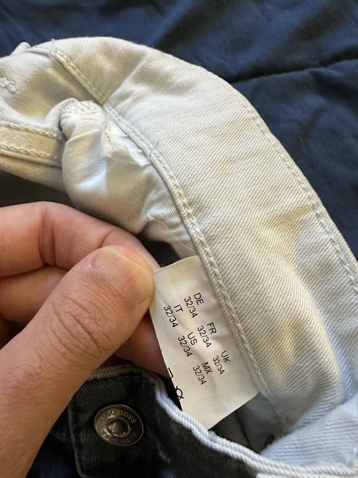 Hugo Boss Hugo Boss Light Blue Jeans Size US 32 / EU 48 - 4 Thumbnail