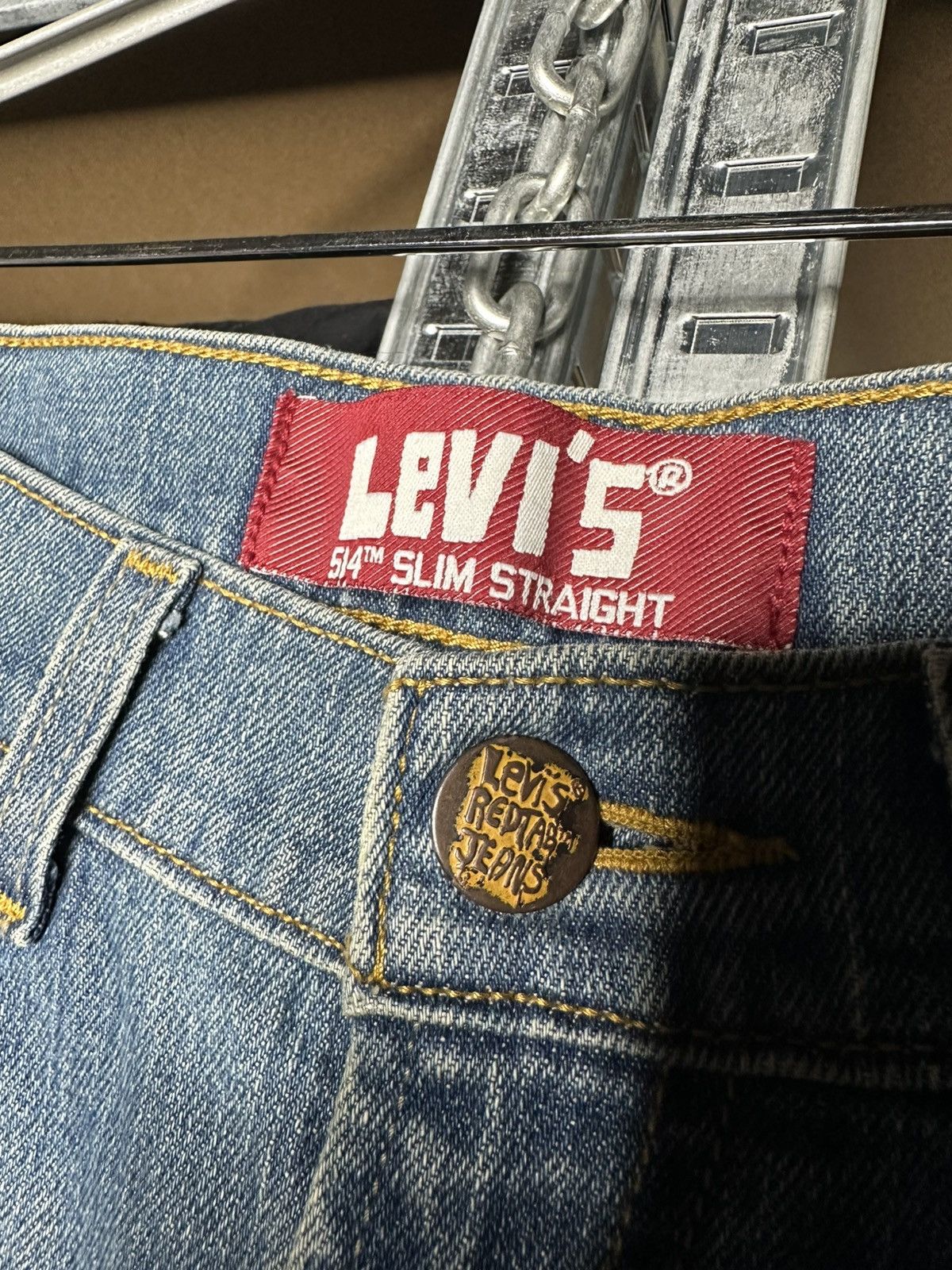 Levi's Levi’s 514 Slim Straight Jeans Denim Pants Size W29 L29 Size US 29 - 3 Thumbnail