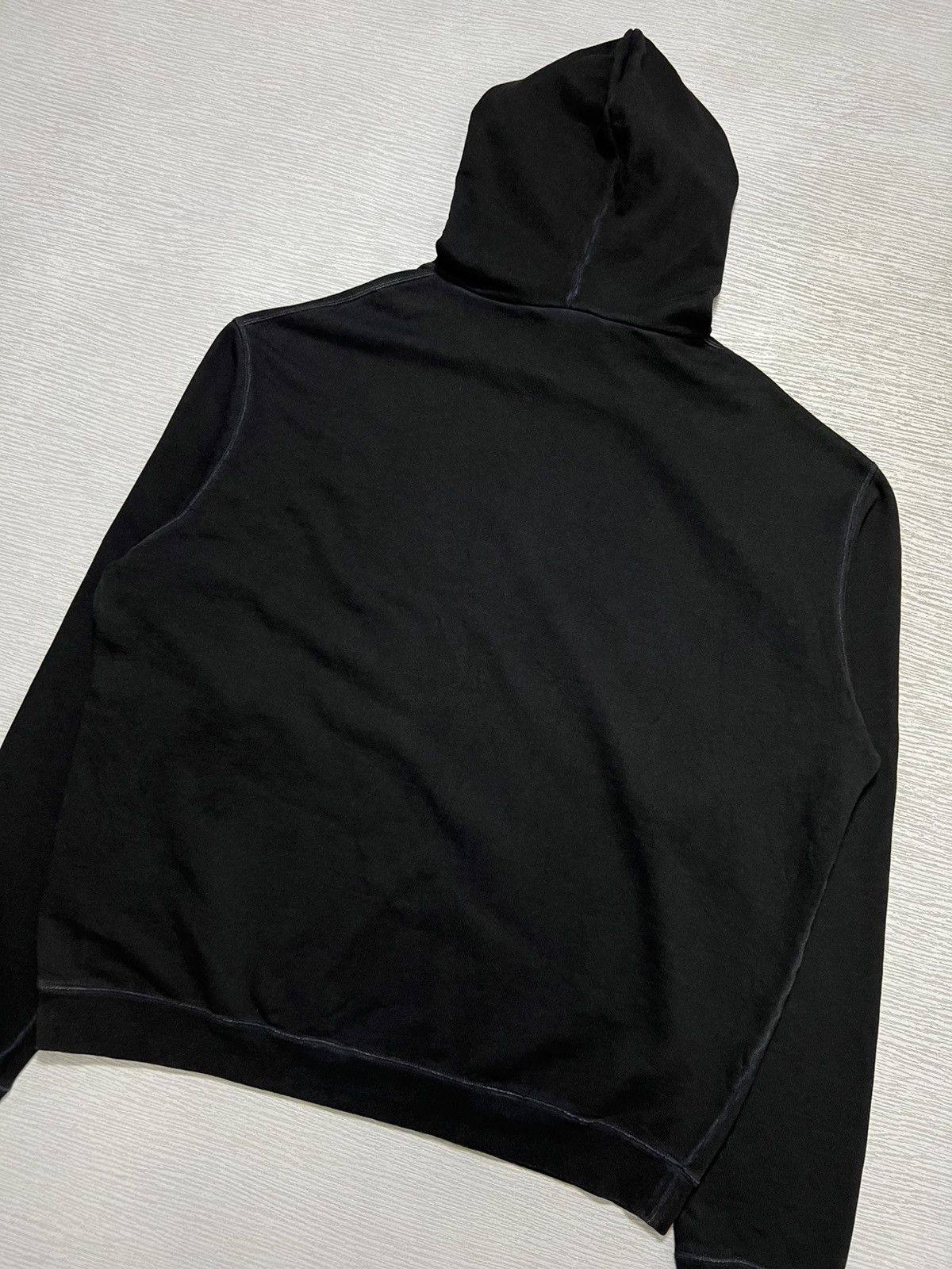 Maison Margiela Maison Margiela Logo Oversized Garment Dye Hooded Sweatshirt Size US S / EU 44-46 / 1 - 9 Thumbnail