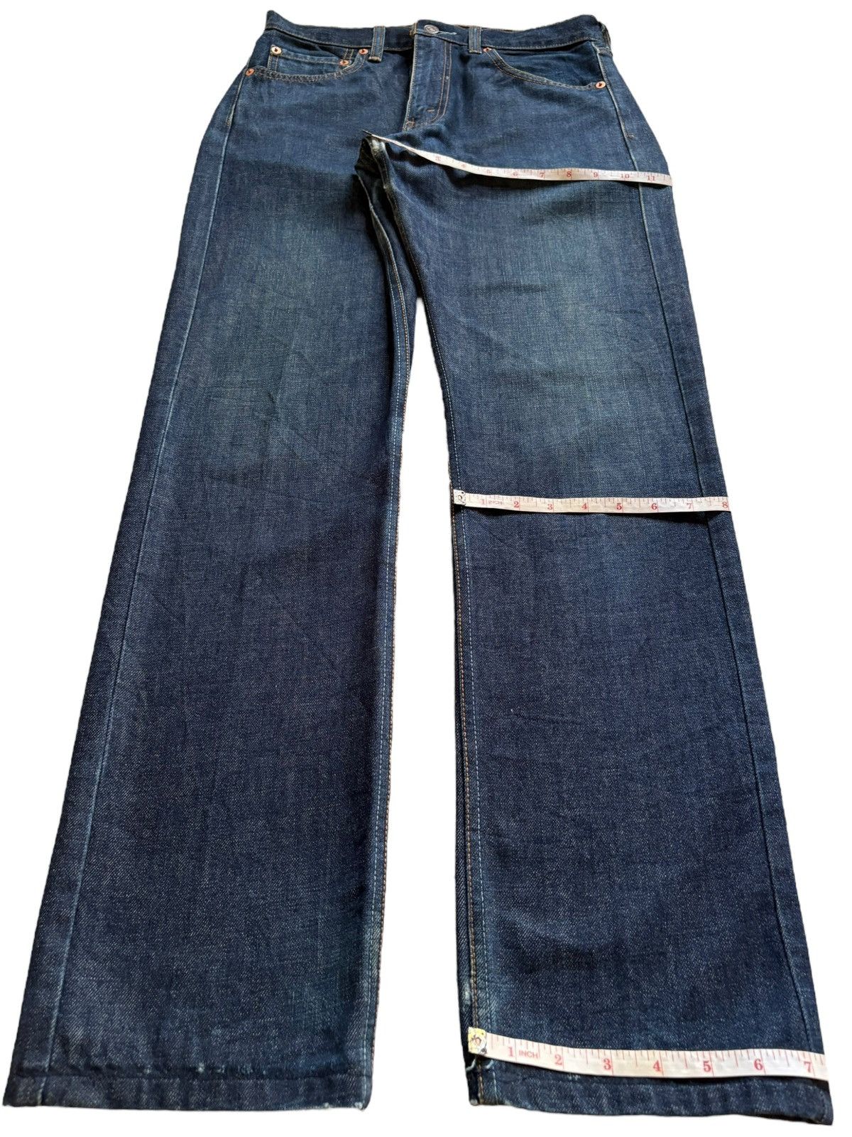 Levi's Vintage 90s Levis 505 Blue Wash Distressed Jeans Size US 29 - 14 Thumbnail