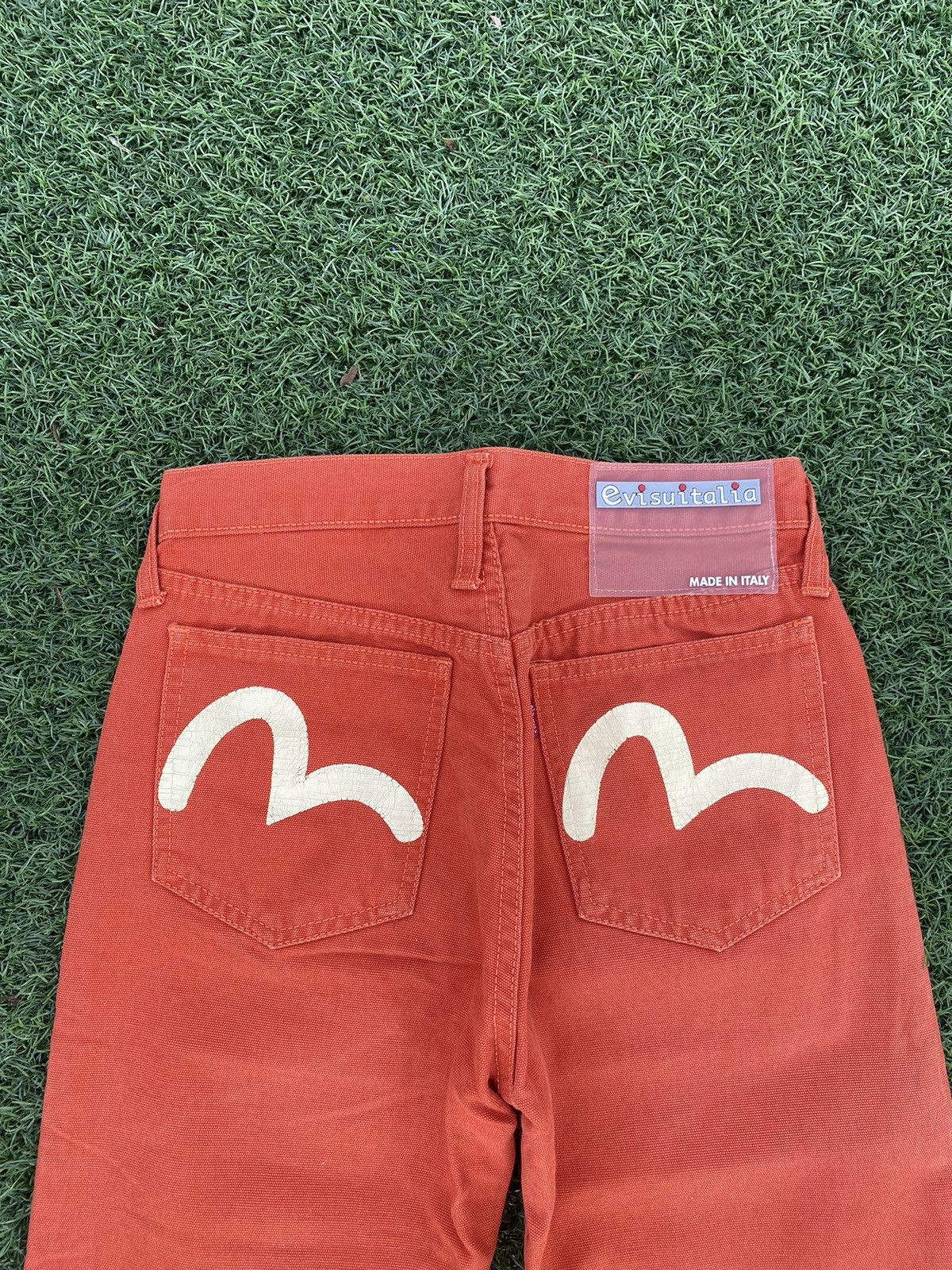 Evisu EVISU ITALIA WOMEN WHITE SEA GULLS Size 27" / US 4 / IT 40 - 2 Thumbnail