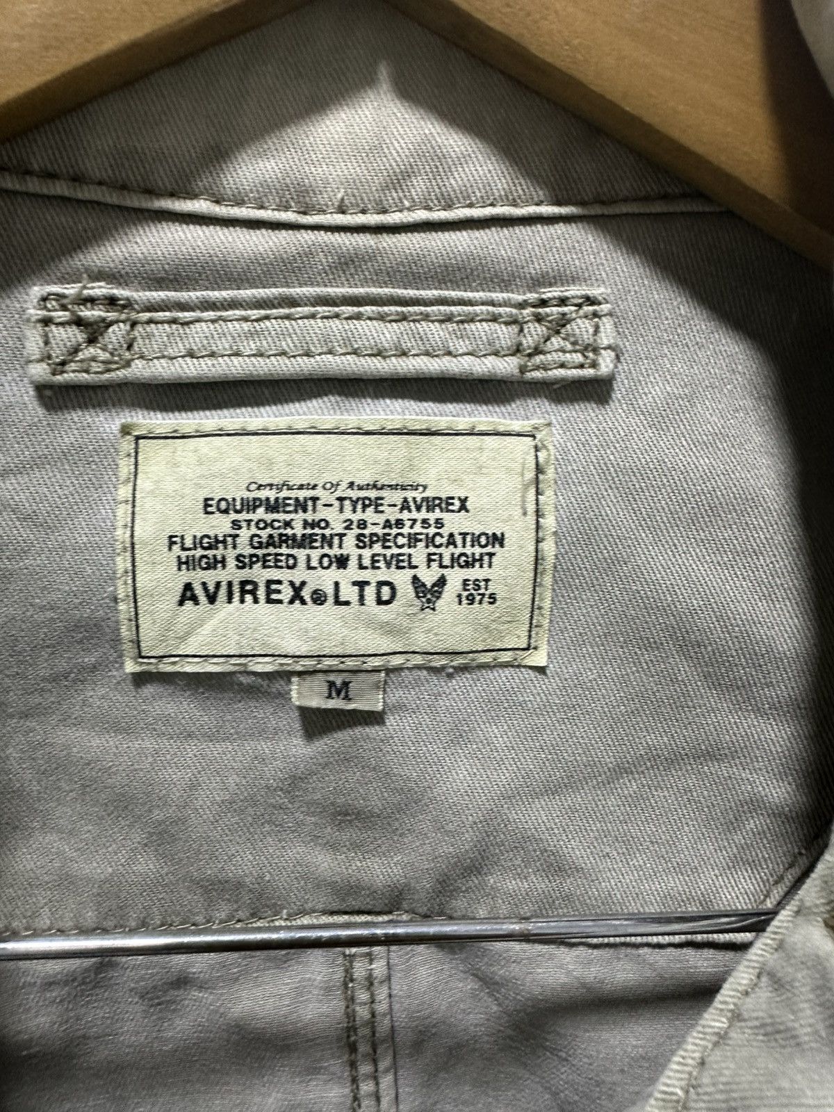 Avirex Avirex Zipper Shirt Single pocket Design Military Fashion Size US M / EU 48-50 / 2 - 3 Thumbnail