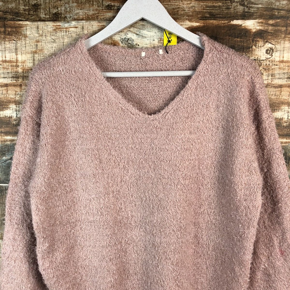 Homespun Knitwear × Japanese Brand DLL Japanese Brand Pink Mohair Knitwear #C418 Size M / US 6-8 / IT 42-44 - 5 Thumbnail