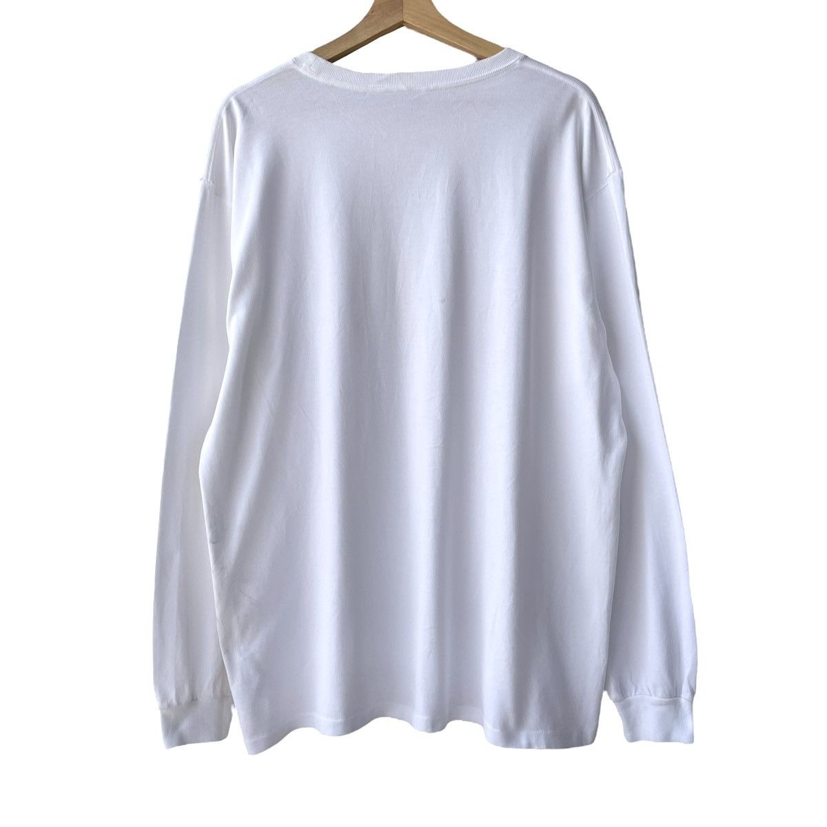 Auralee Auralee Japan Luster Plaiting White Longsleeve Tee Size US L / EU 52-54 / 3 - 2 Thumbnail