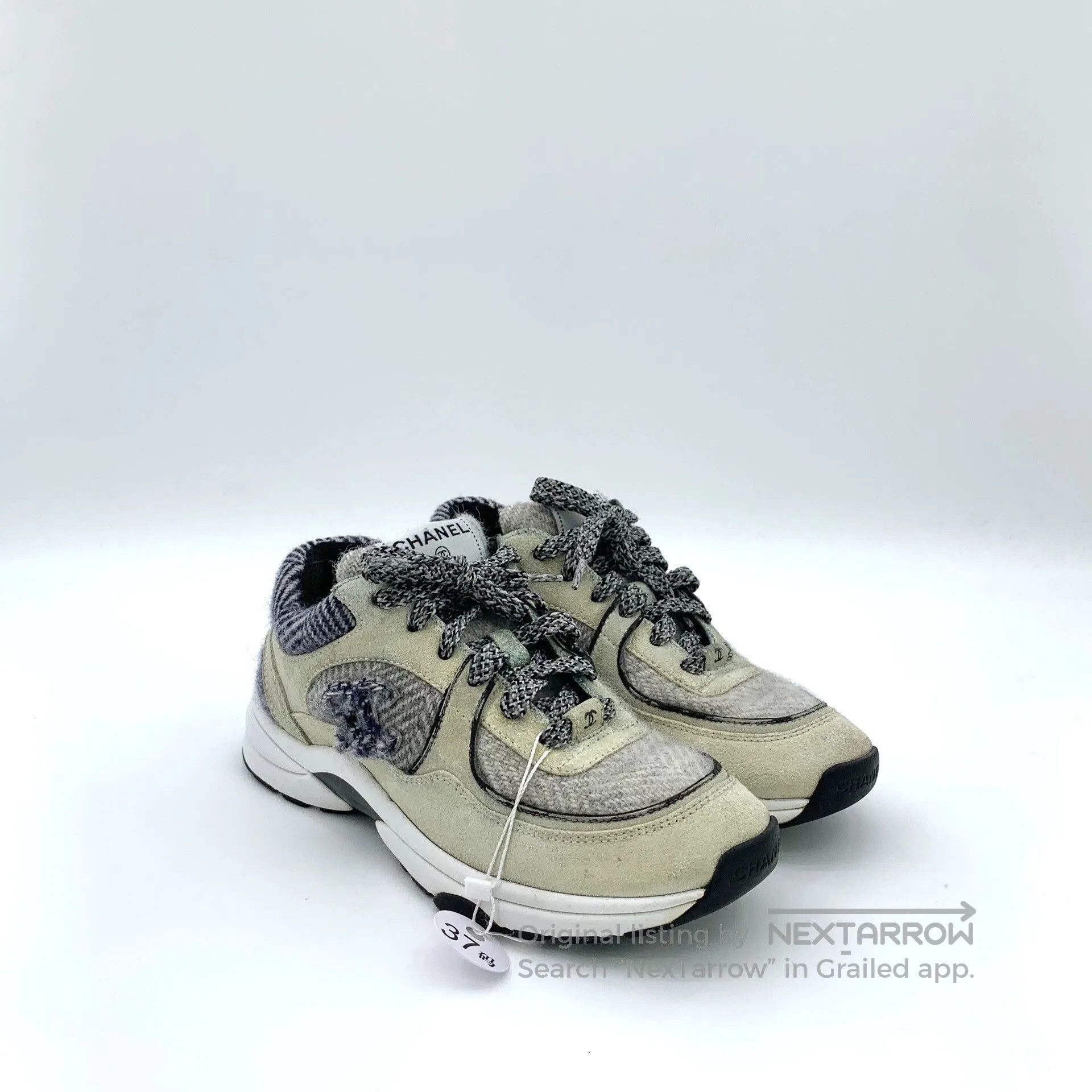 Chanel Chanel Logo Embroidered Casual Sneakers. Size US 7 / EU 40 - 2 Thumbnail