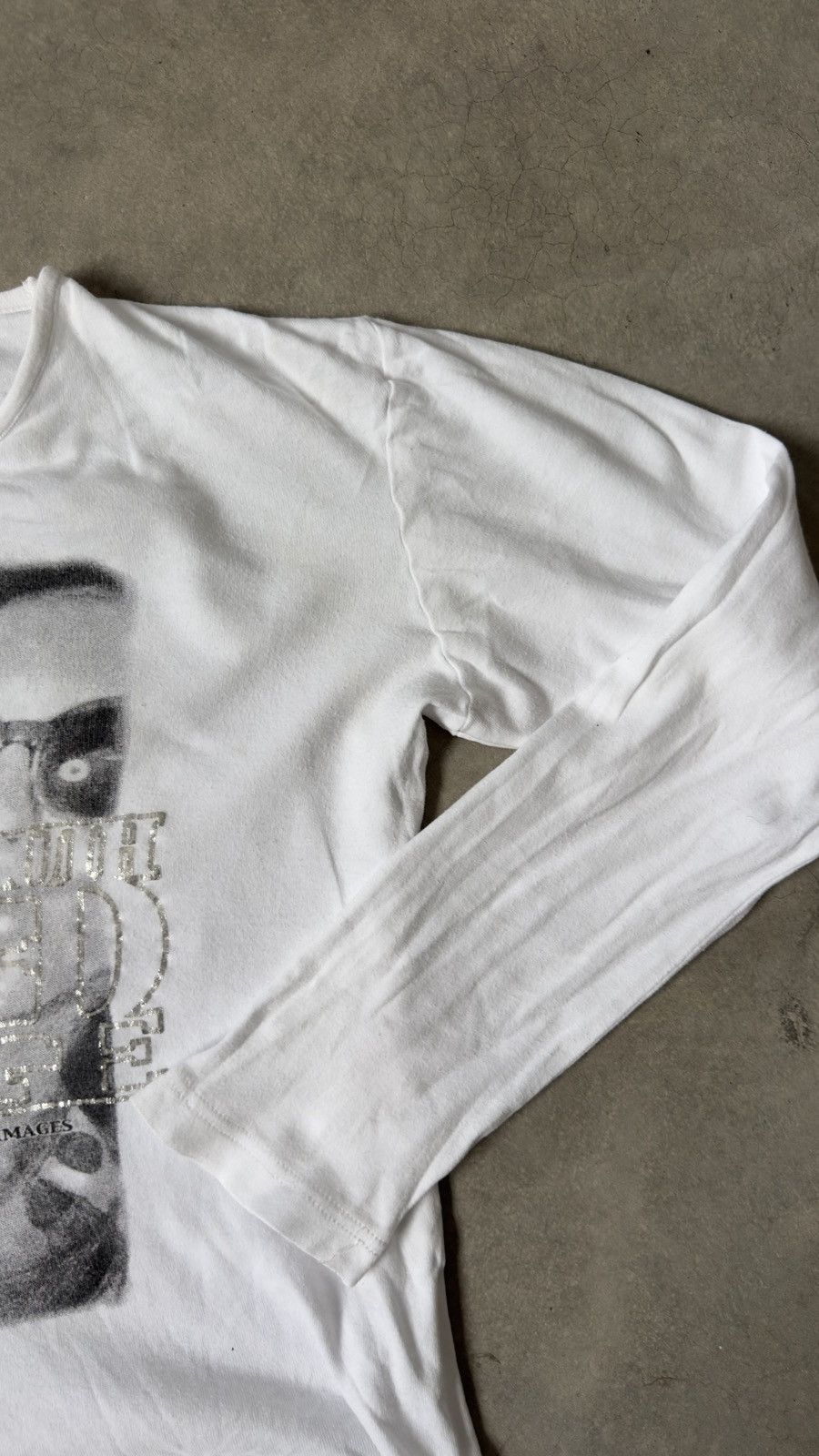 Japanese Brand VINTAGE STRANGE HEAVEN HYSTERICS CROPPED LS TEE Size US M / EU 48-50 / 2 - 4 Thumbnail