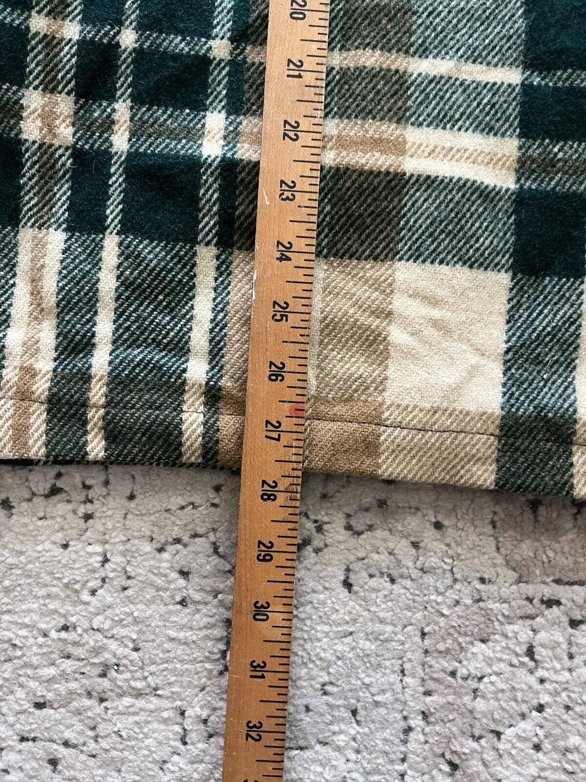 Woolrich Woolen Mills Vintage LL Bean Plaid Flannel Shirt Jacket Mens L Size US XL / EU 56 / 4 - 6 Thumbnail