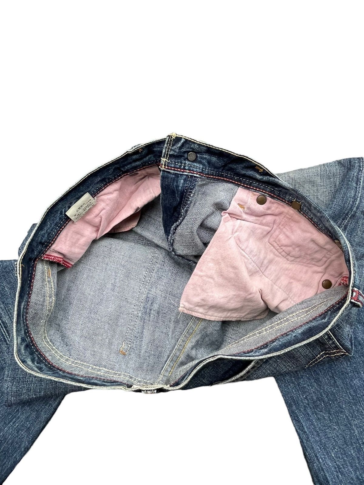 Levi's Vintage Flare Levis Redloop Faded & Distresed Denim Size 34" / US 12 / IT 48 - 12 Thumbnail