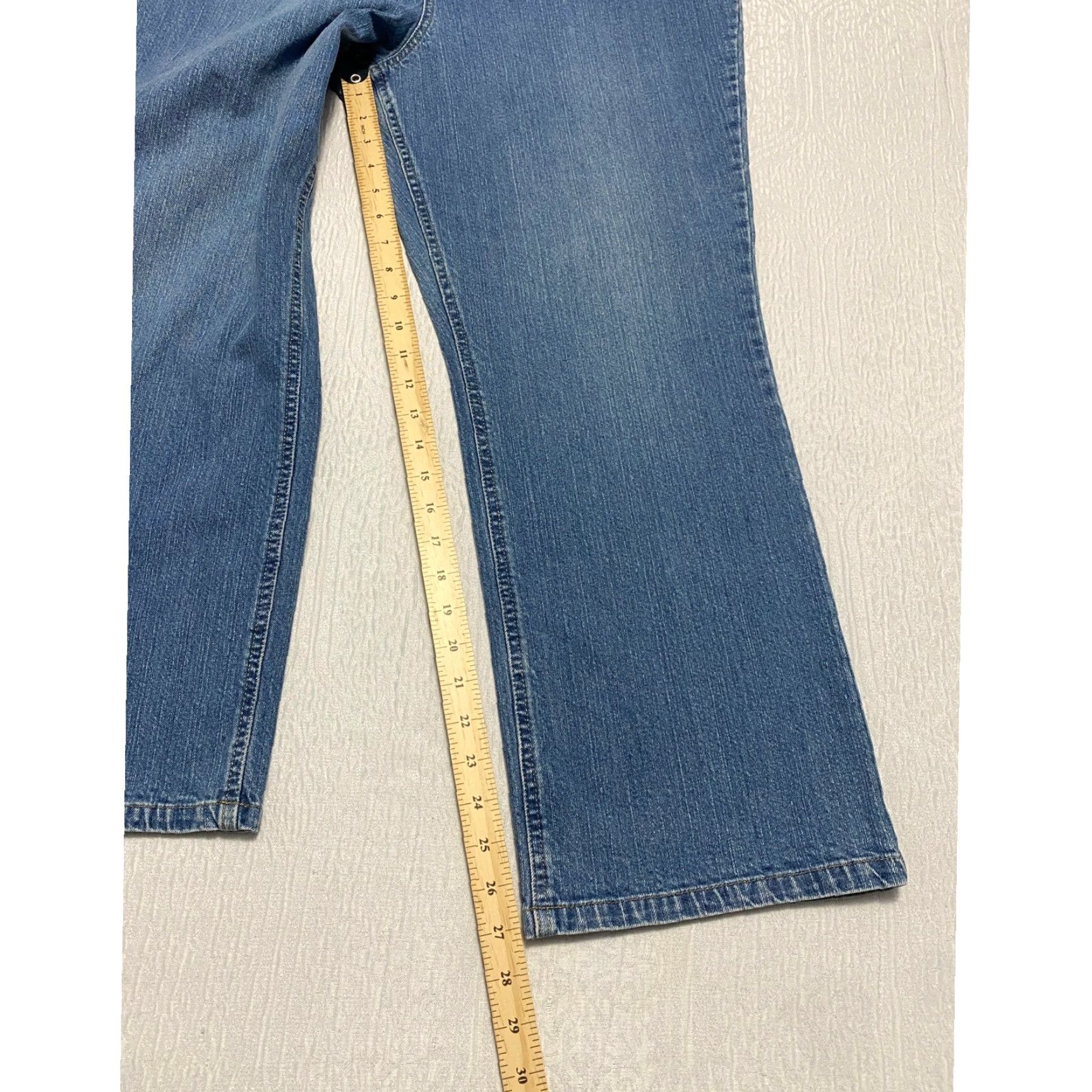 Route 66 VINTAGE Route 66 Bootcut Jeans Women's Plus Size 18 Short Blue 36x27 Casual Denim Pockets Comfort Size 40" / US 18 - 7 Thumbnail