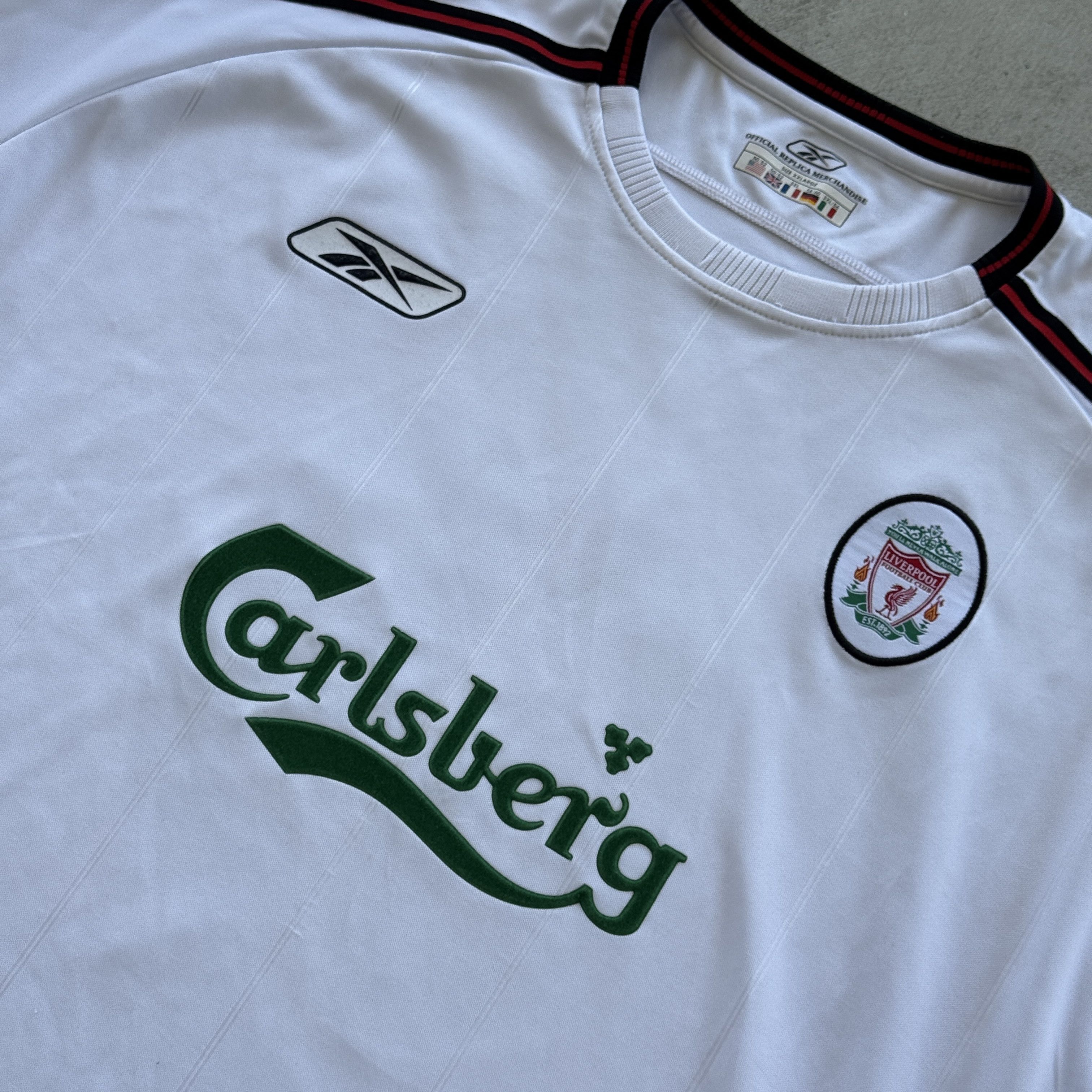 Reebok Reebok Liverpool FC 2003 Away Jersey Gilbertson 69 XXL Size US XXL / EU 58 / 5 - 5 Thumbnail