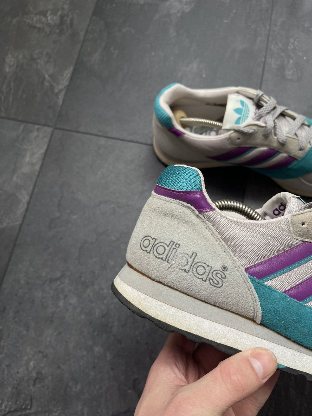 Adidas × Streetwear × Vintage Vintage 80’s Adidas Trainers Made in Philippines Size US 8 / EU 41 - 2 Thumbnail
