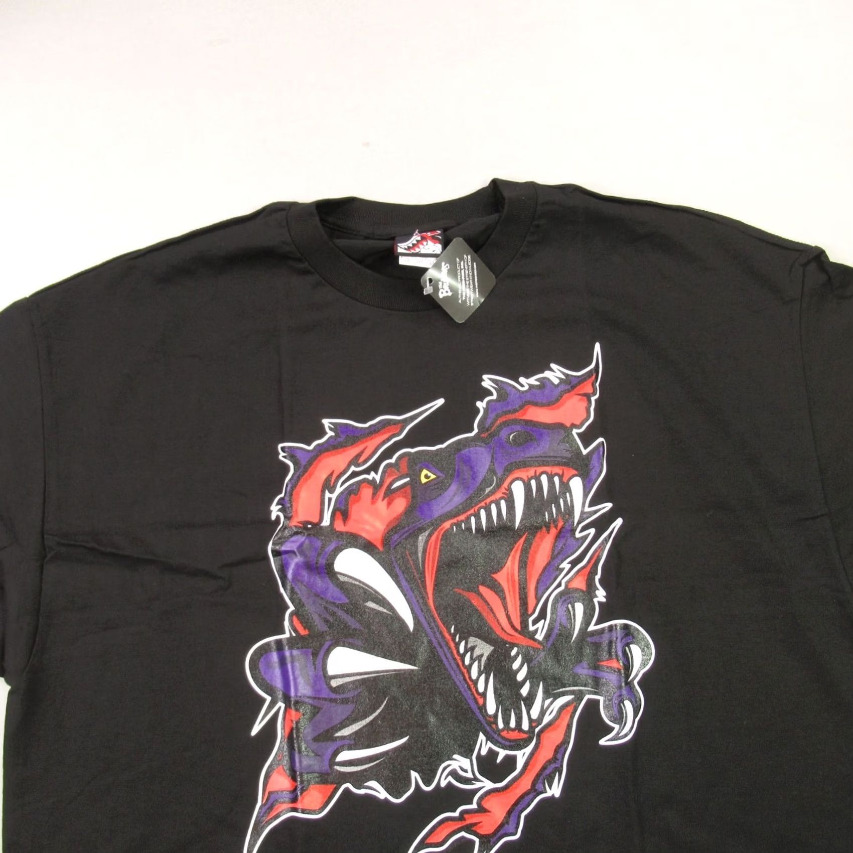 Vintage Bruisers Mens 2XL Short Sleeve Black Sweatshirt - Cotton Knit Fabric Size US XXL / EU 58 / 5 - 3 Thumbnail